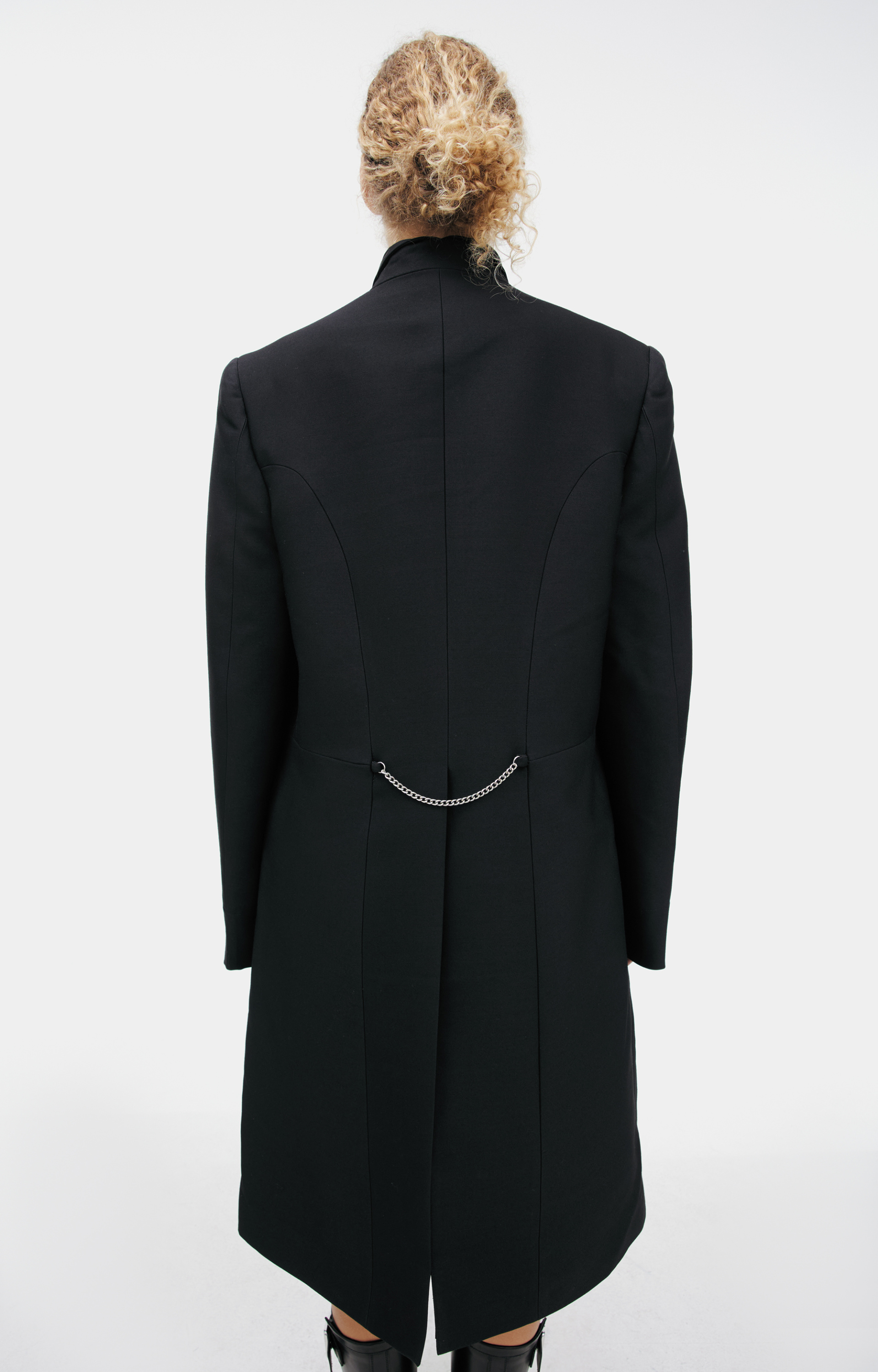 Enfants Riches Déprimés Single-breasted wool & silk coat
