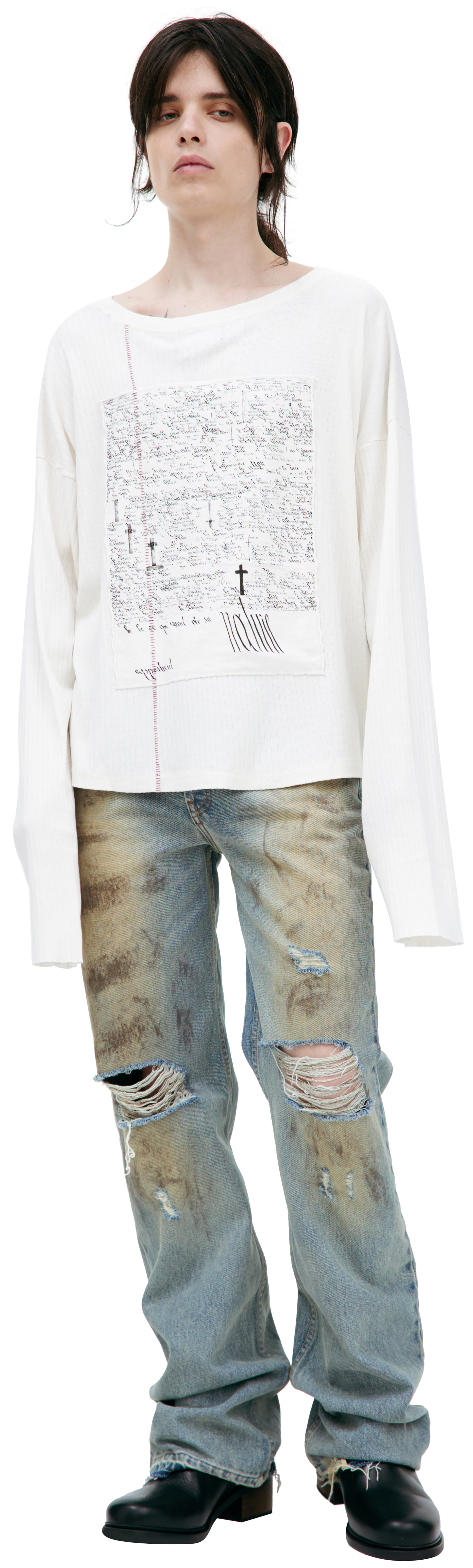 Enfants Riches Déprimés White patch longsleeve