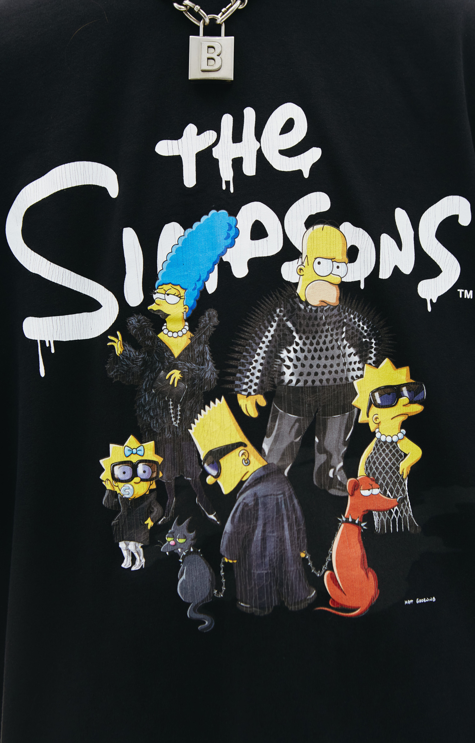 Balenciaga The Simpsons Oversized T-shirts