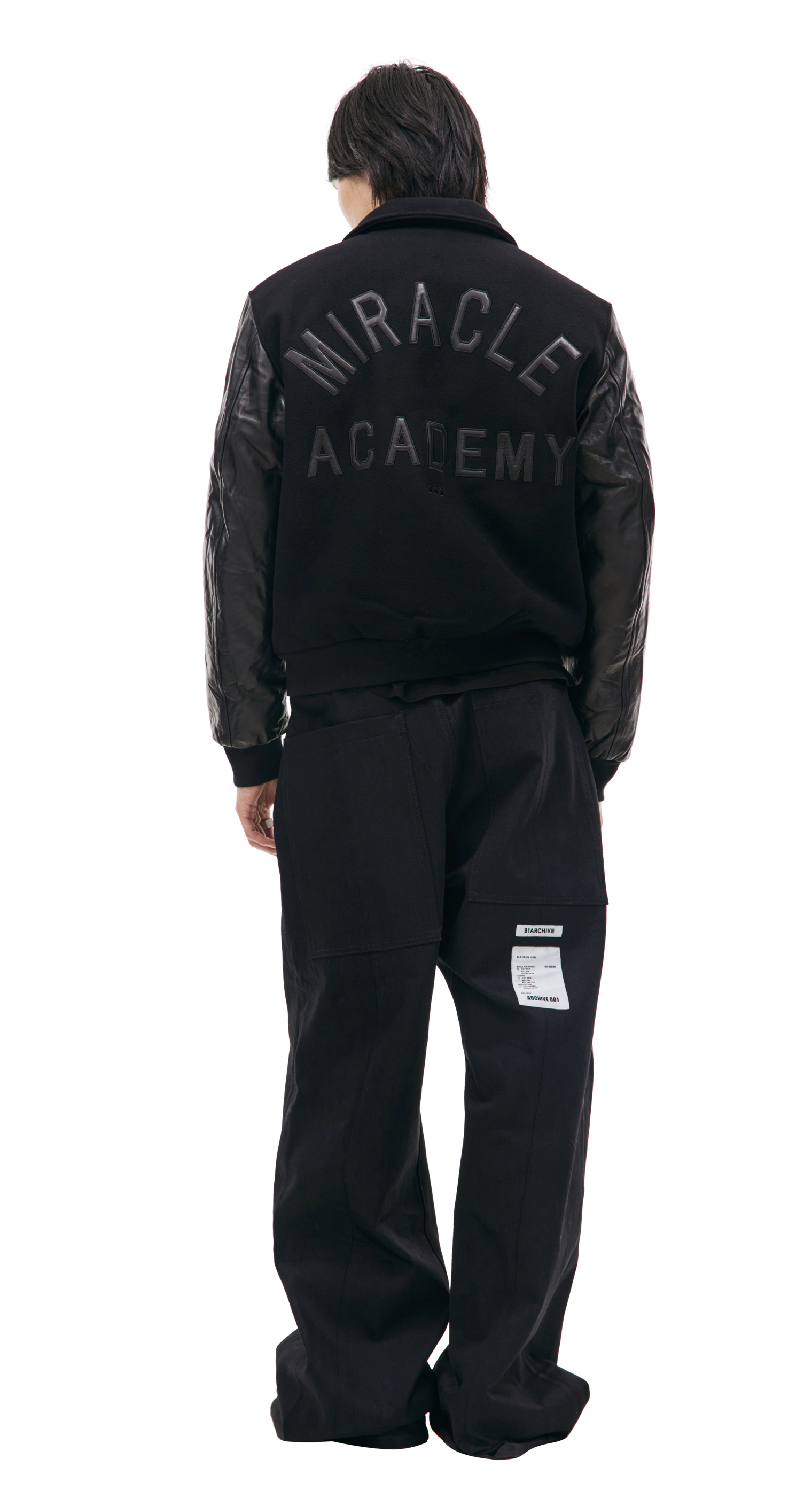 Nahmias Miracle Academy Varsity bomber jacket