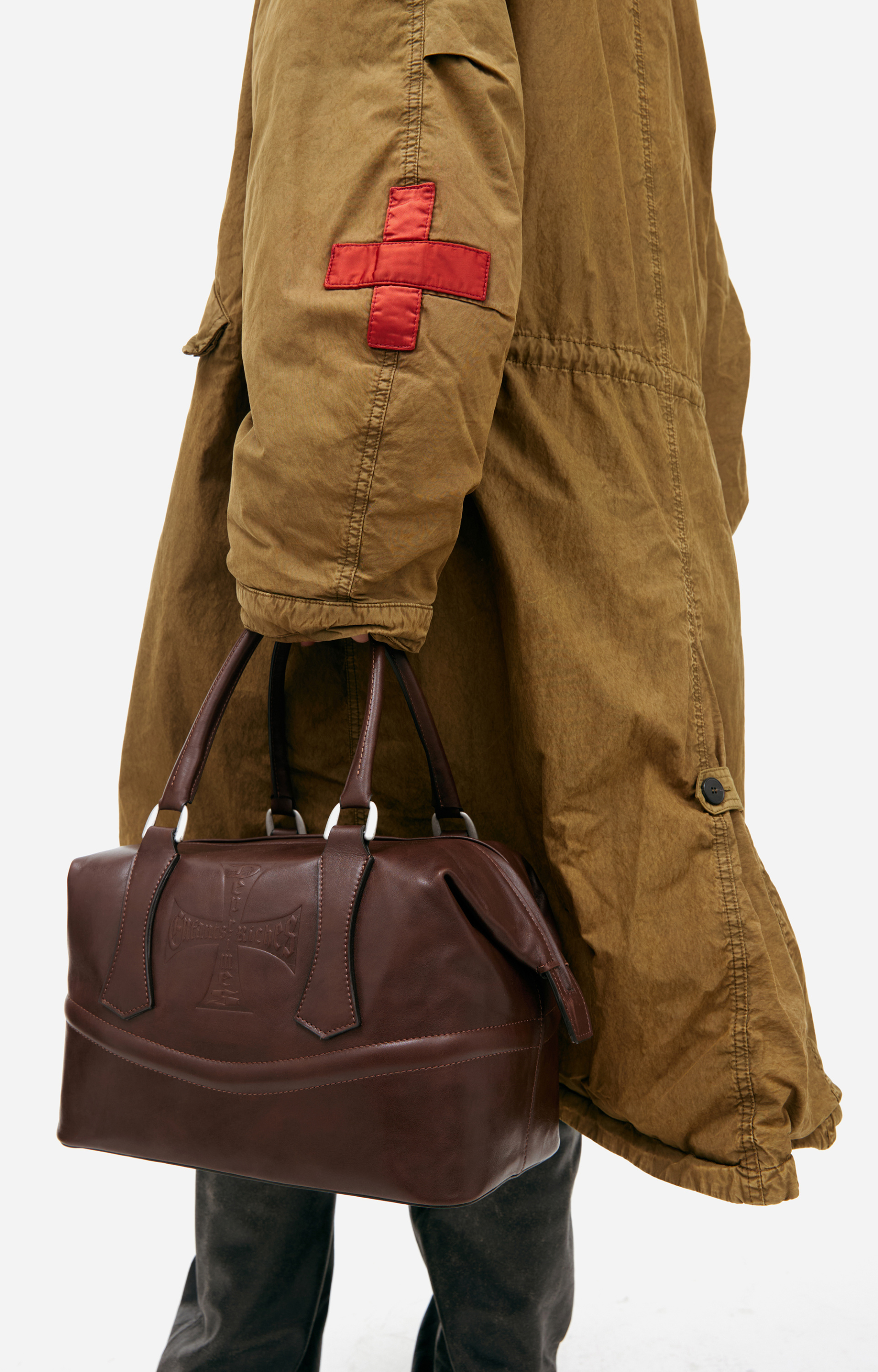 Enfants Riches Déprimés Jacket with crosses on the sleeves