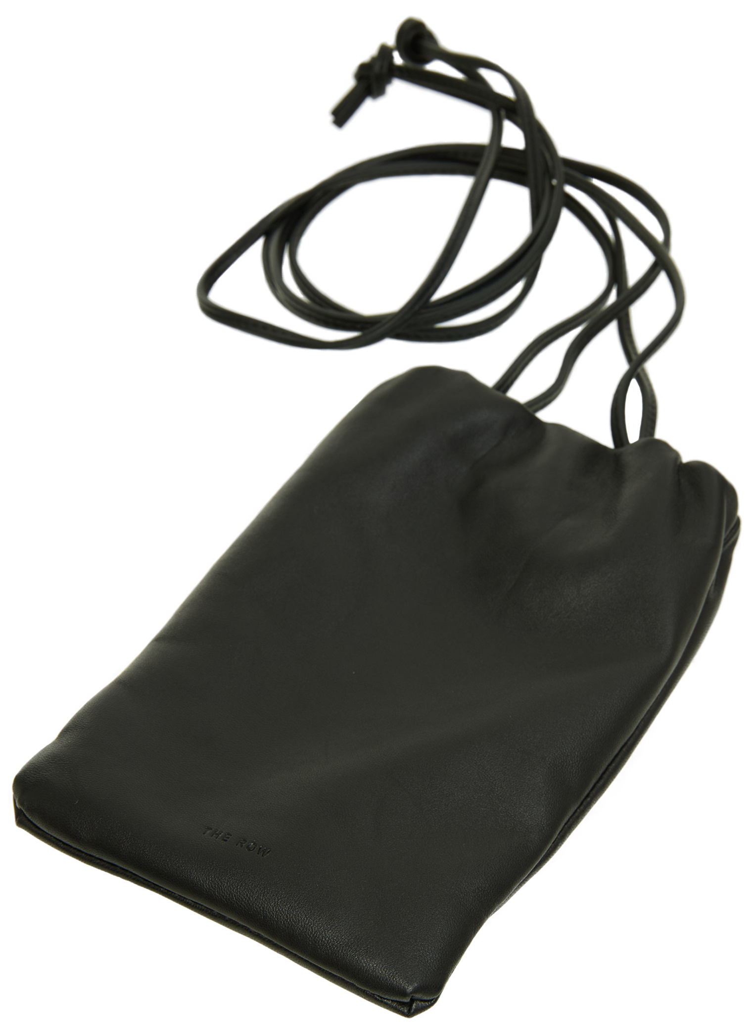 The Row Leather phone bag