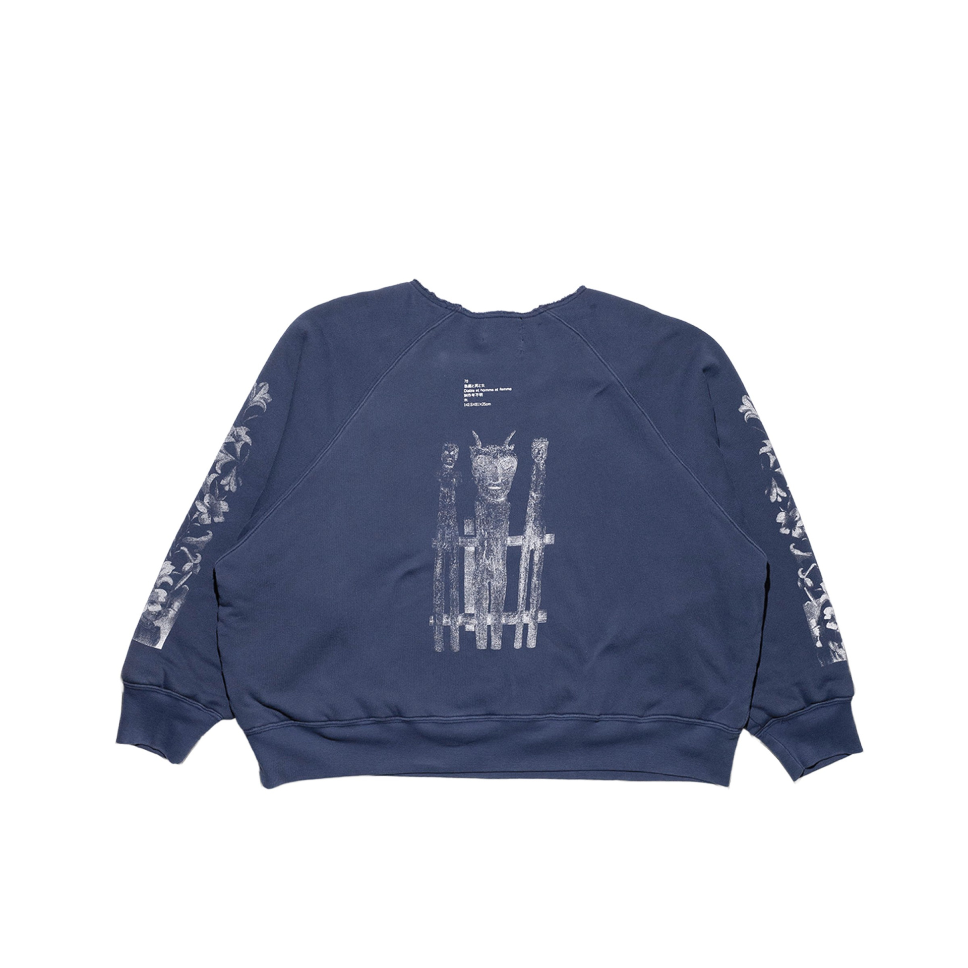 Enfants Riches Déprimés Blue printed sweatshirt