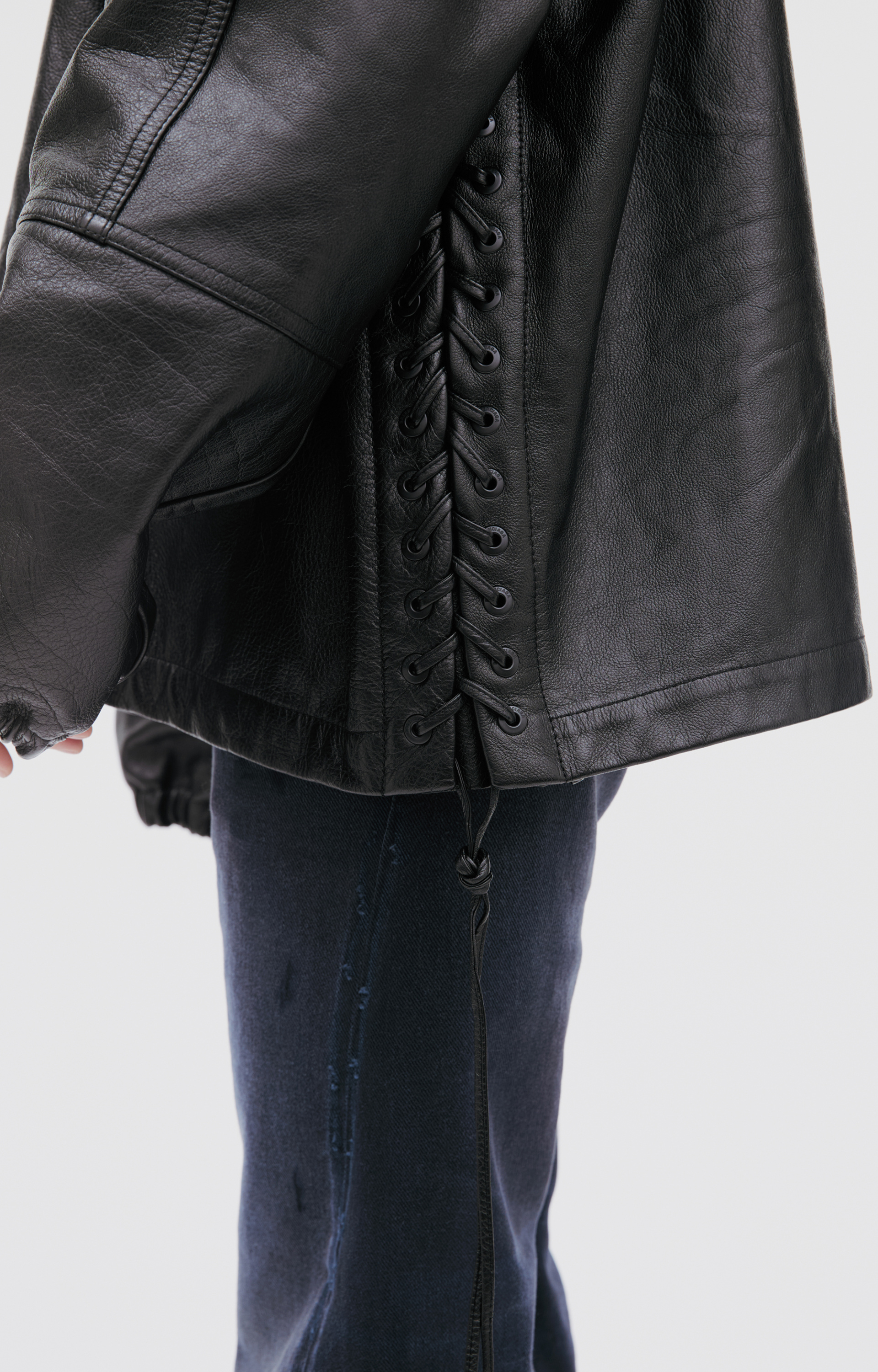 Balenciaga Black leather jacket