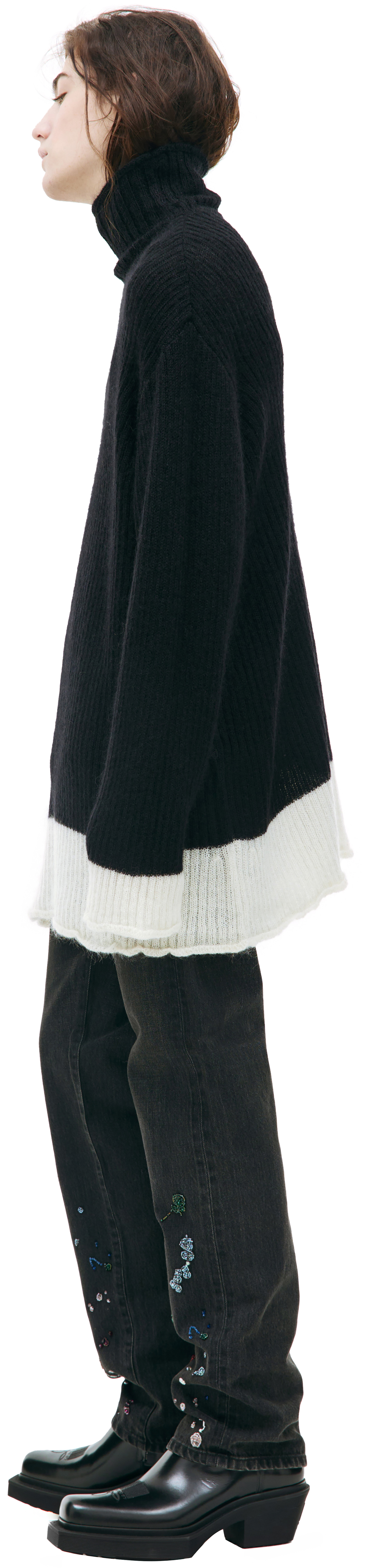 Undercover Oversize sweater with high collar