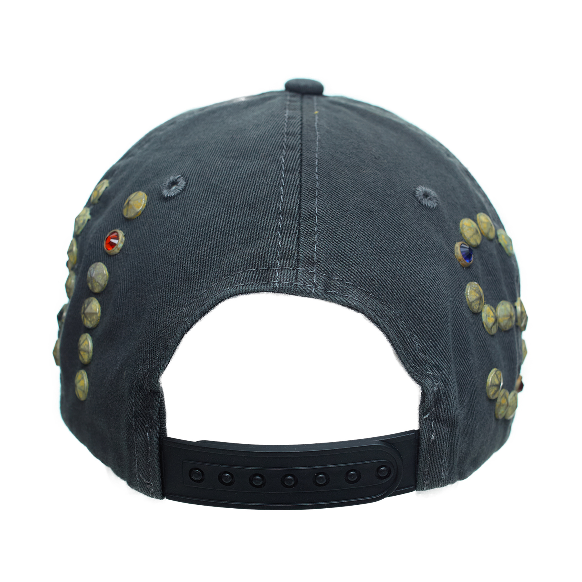 Satoshi Nakamoto Black cap with rivets
