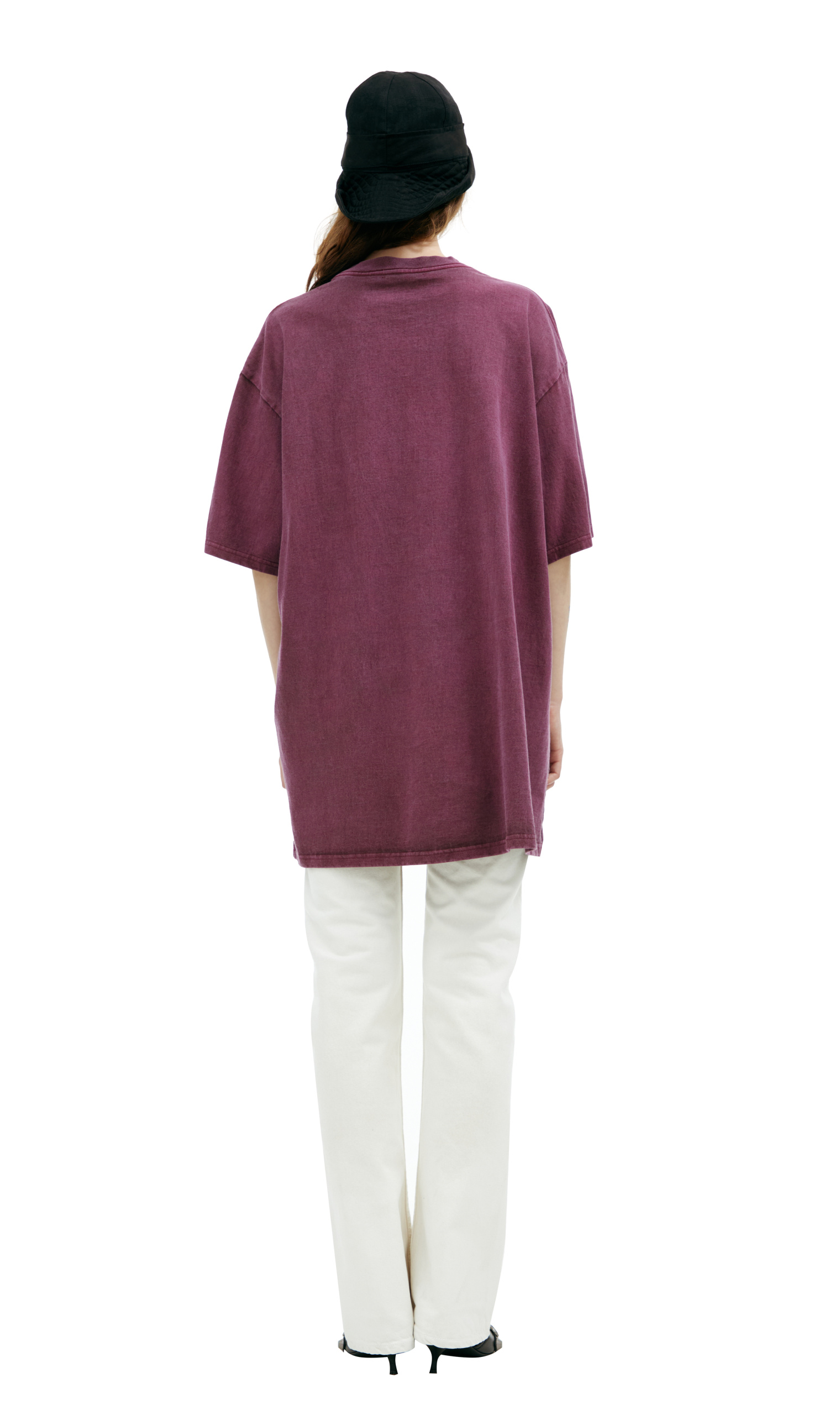 Undercover Burgundy T-shirt with print