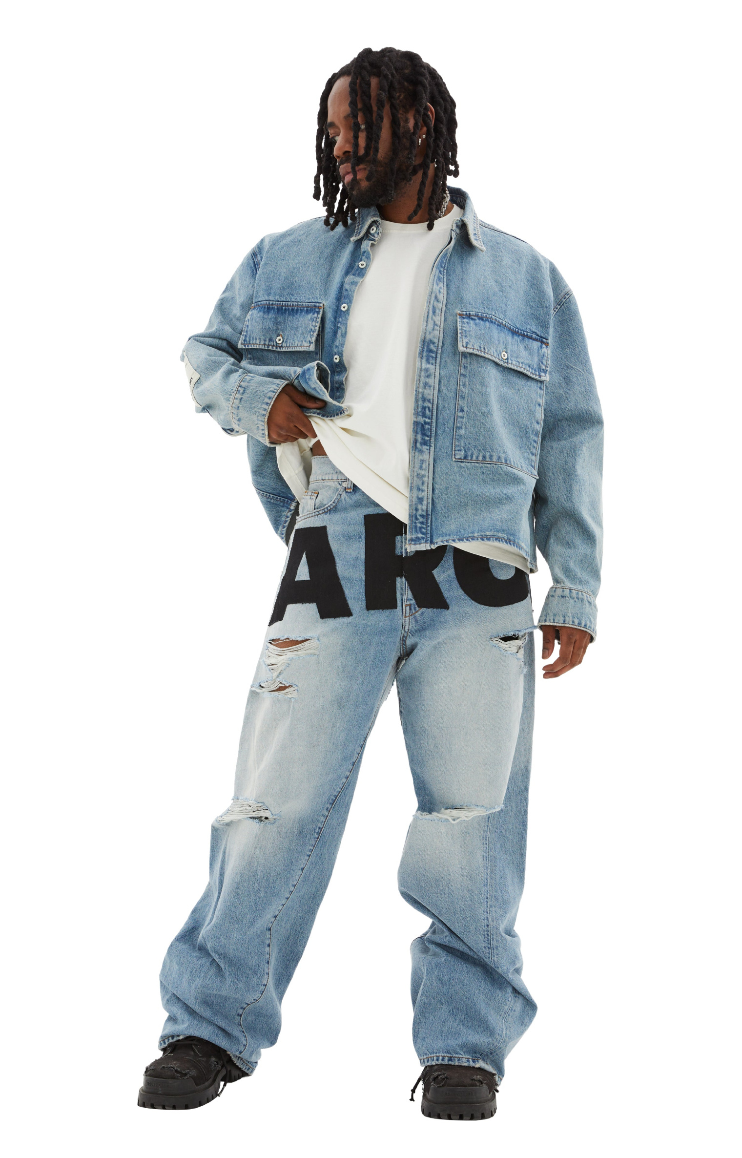 B1ARCHIVE 5 Pockets Wide Leg Pants