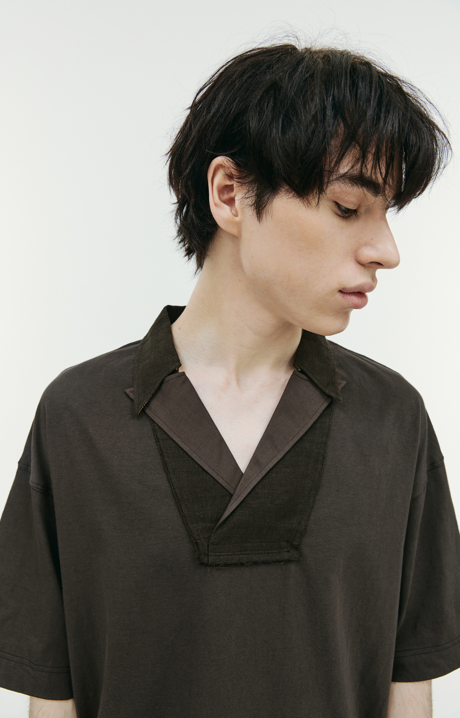 Ziggy Chen Cotton combinationed t-shirt