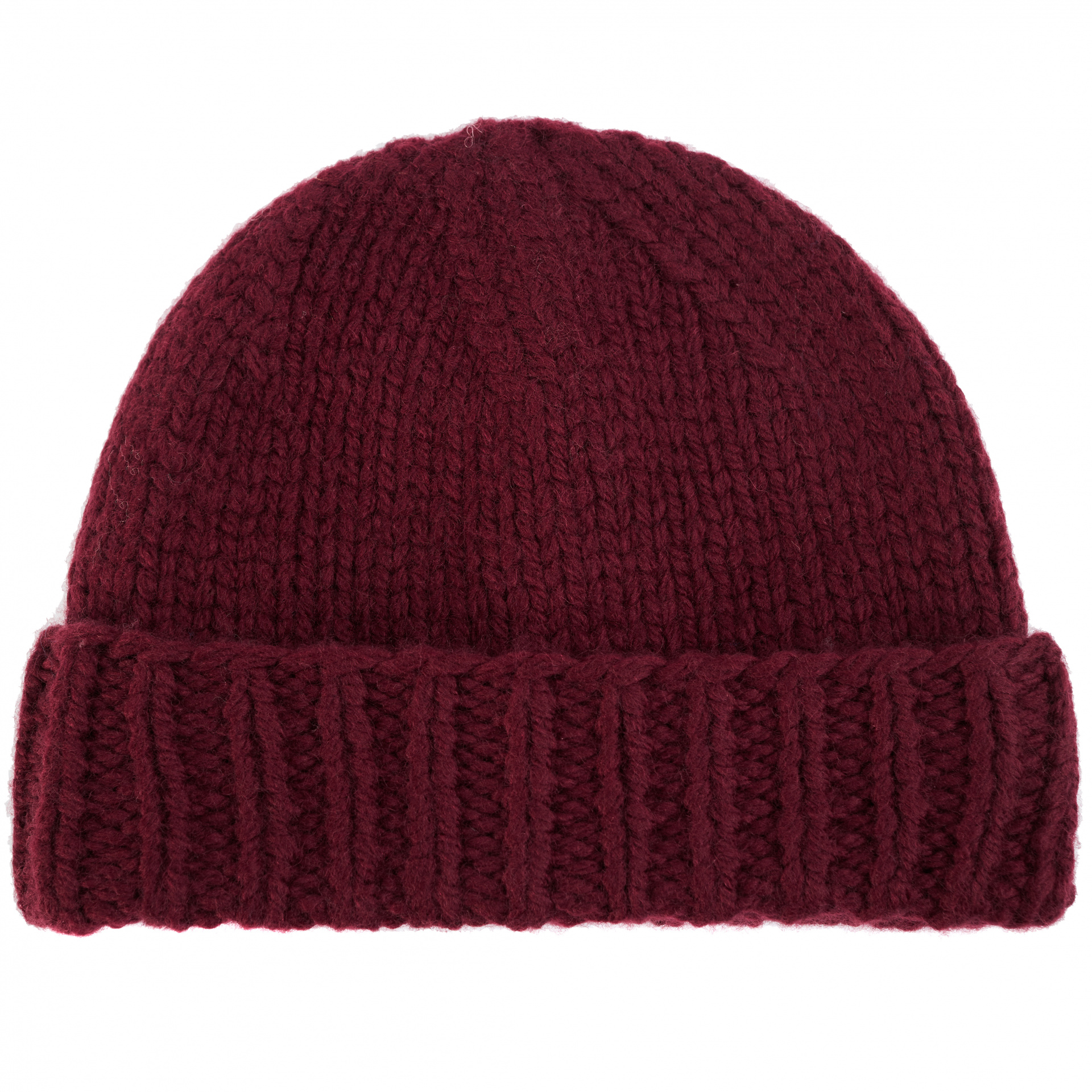 Buy Maison Margiela men burgundy wool 