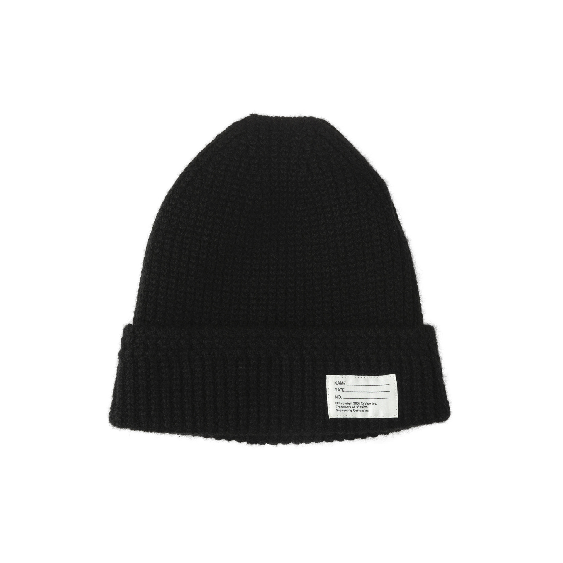 visvim Black cashmere beanie
