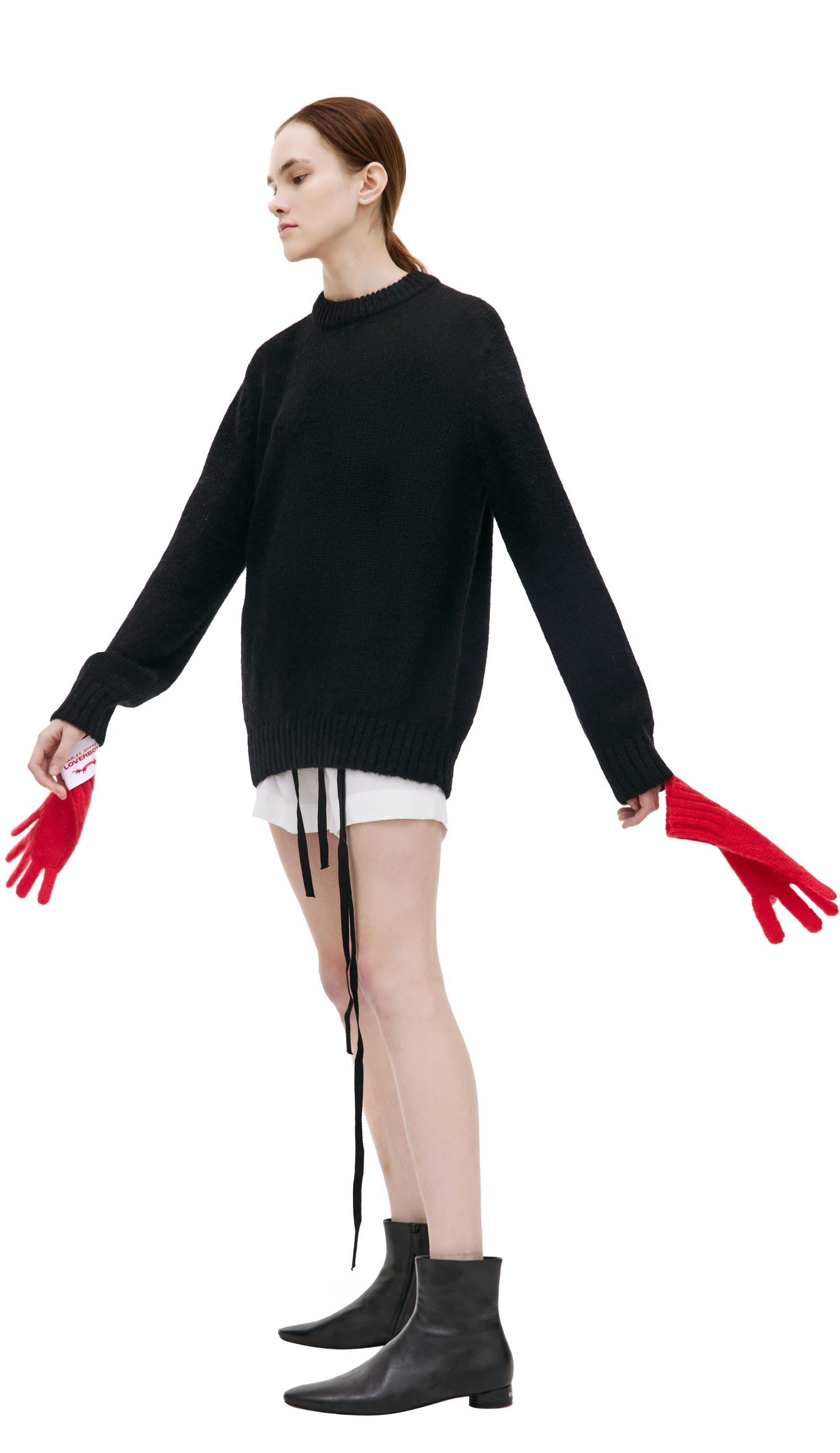 CHARLES JEFFREY LOVERBOY Sweater with removable gloves