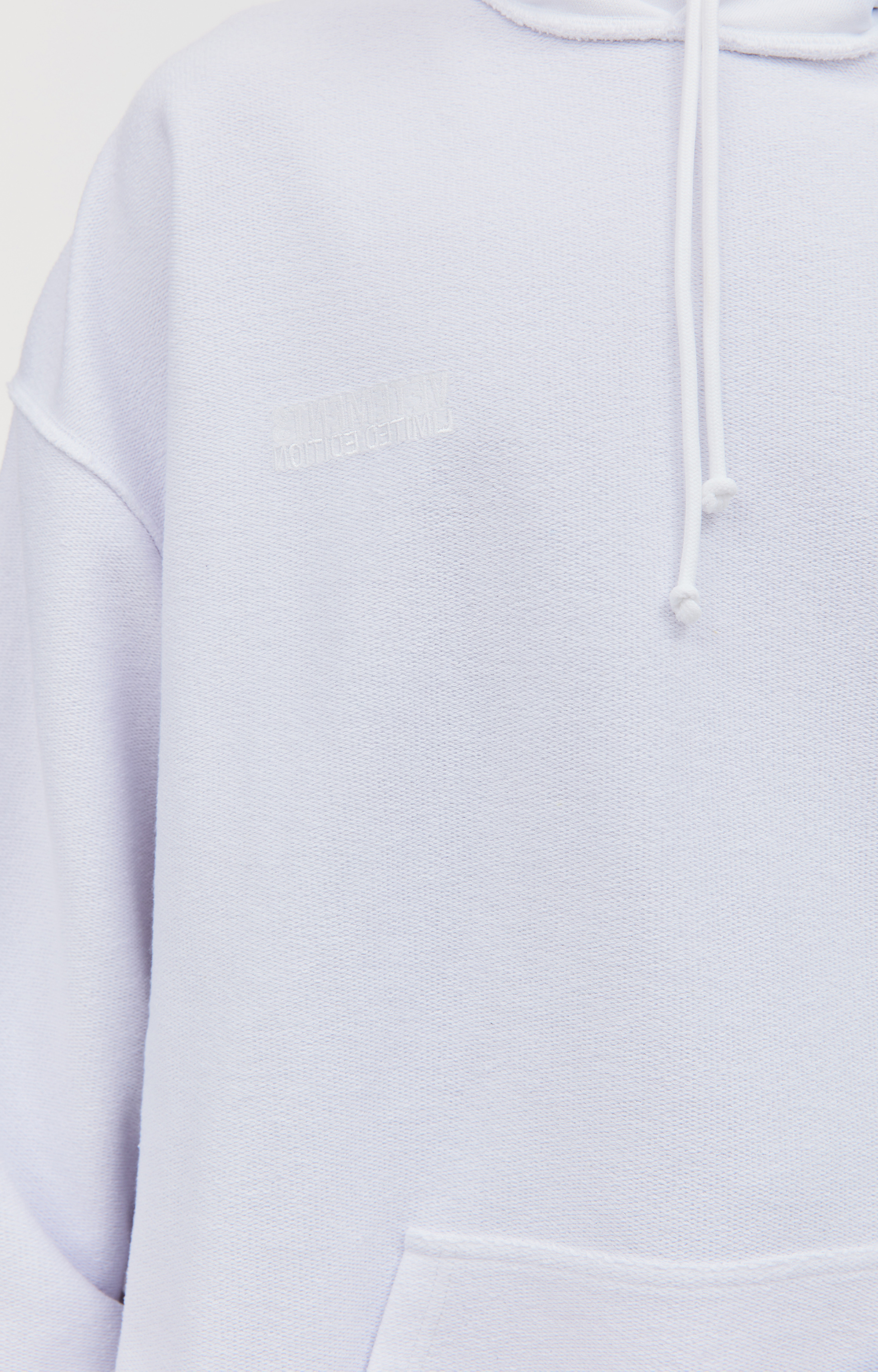 VETEMENTS White inside-out hoodie