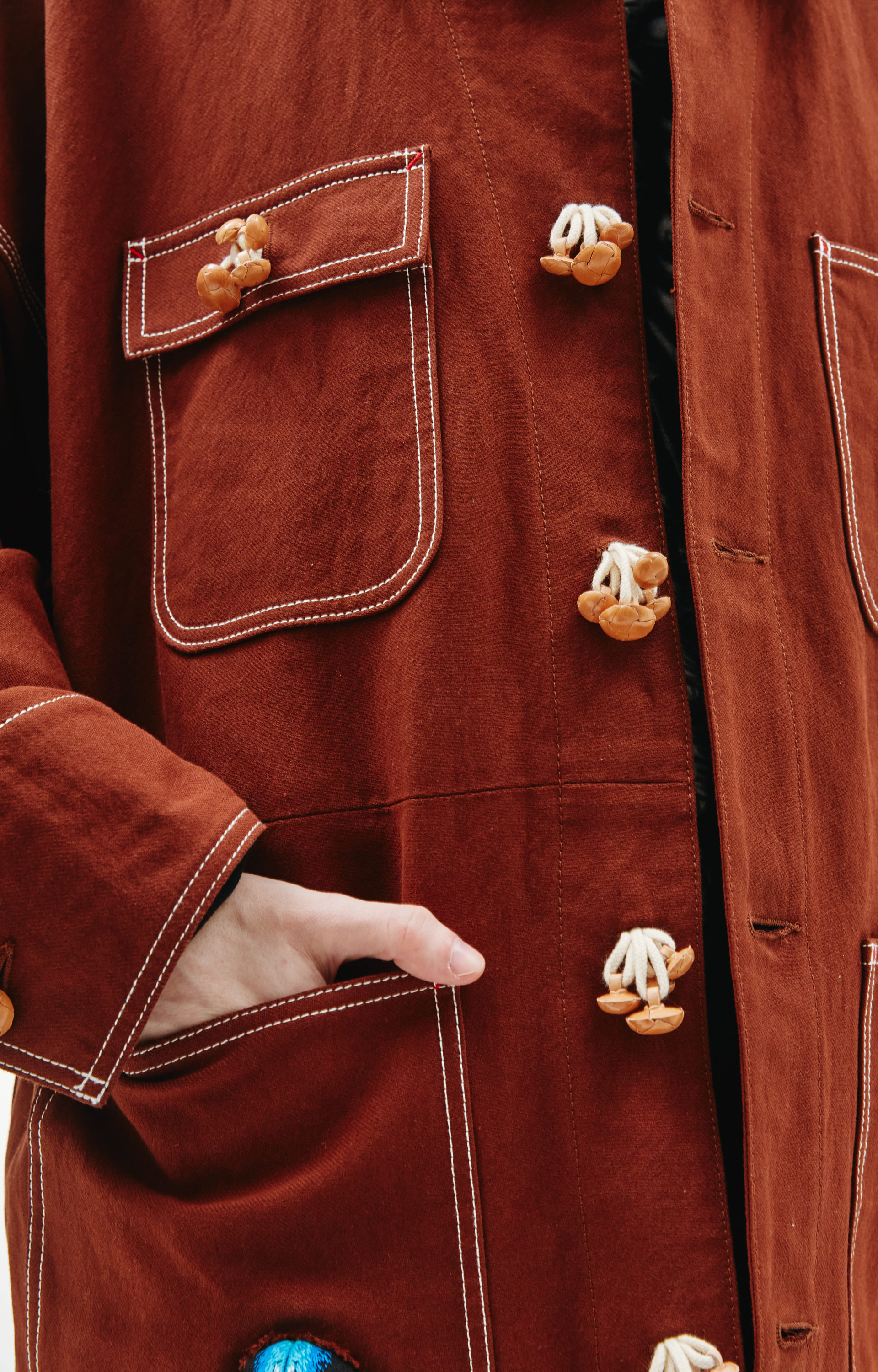 Doublet Wood Yarn Painter Jacket