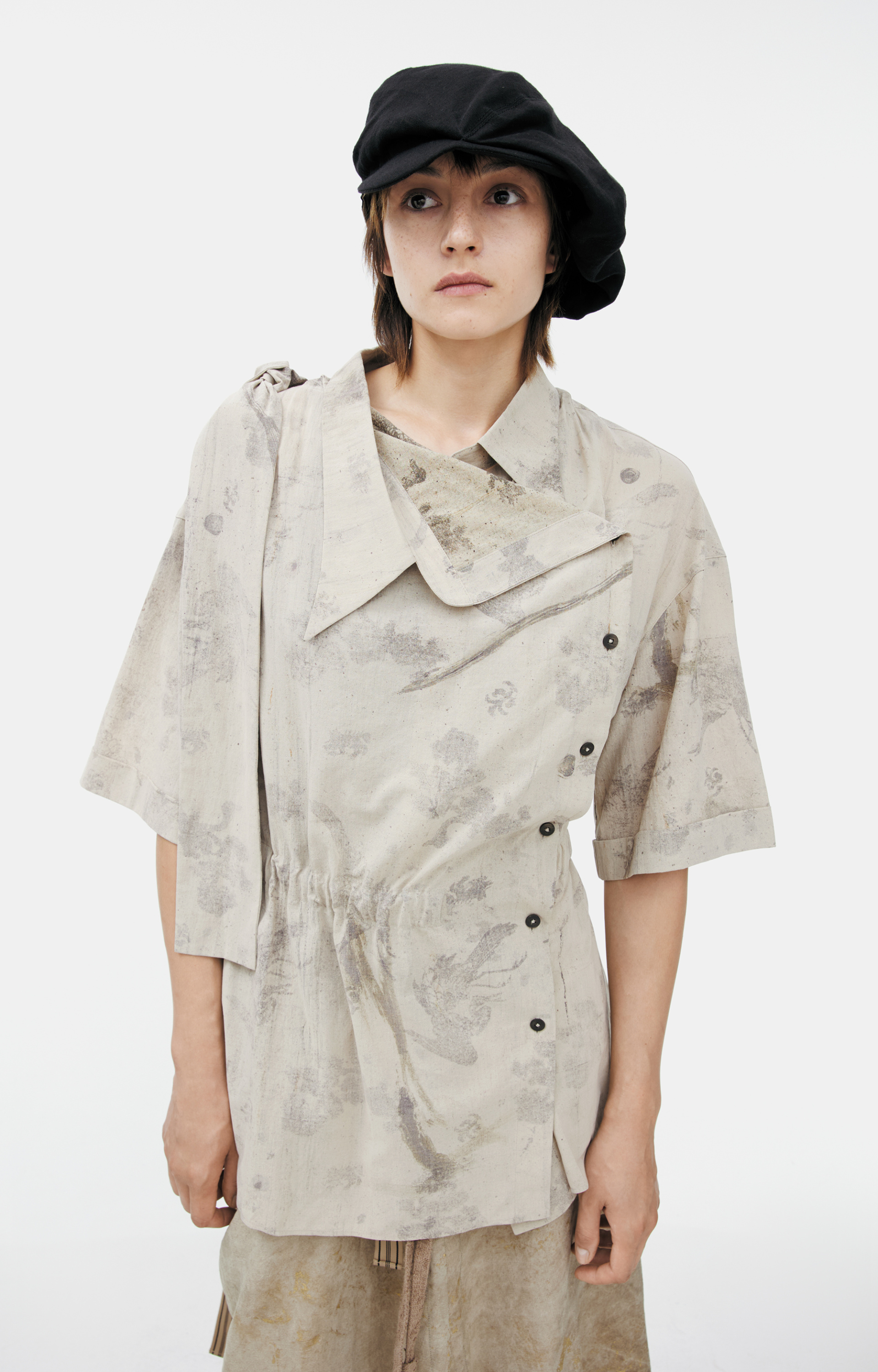 Ziggy Chen Asymmetrical-cut shirt