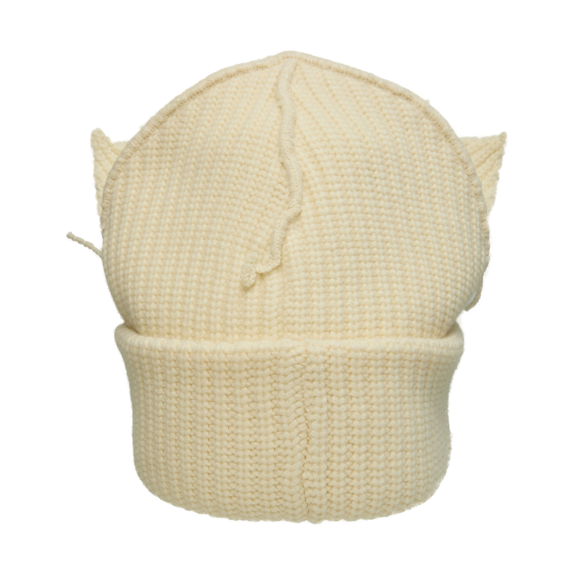 CHARLES JEFFREY LOVERBOY Beige wool beanie