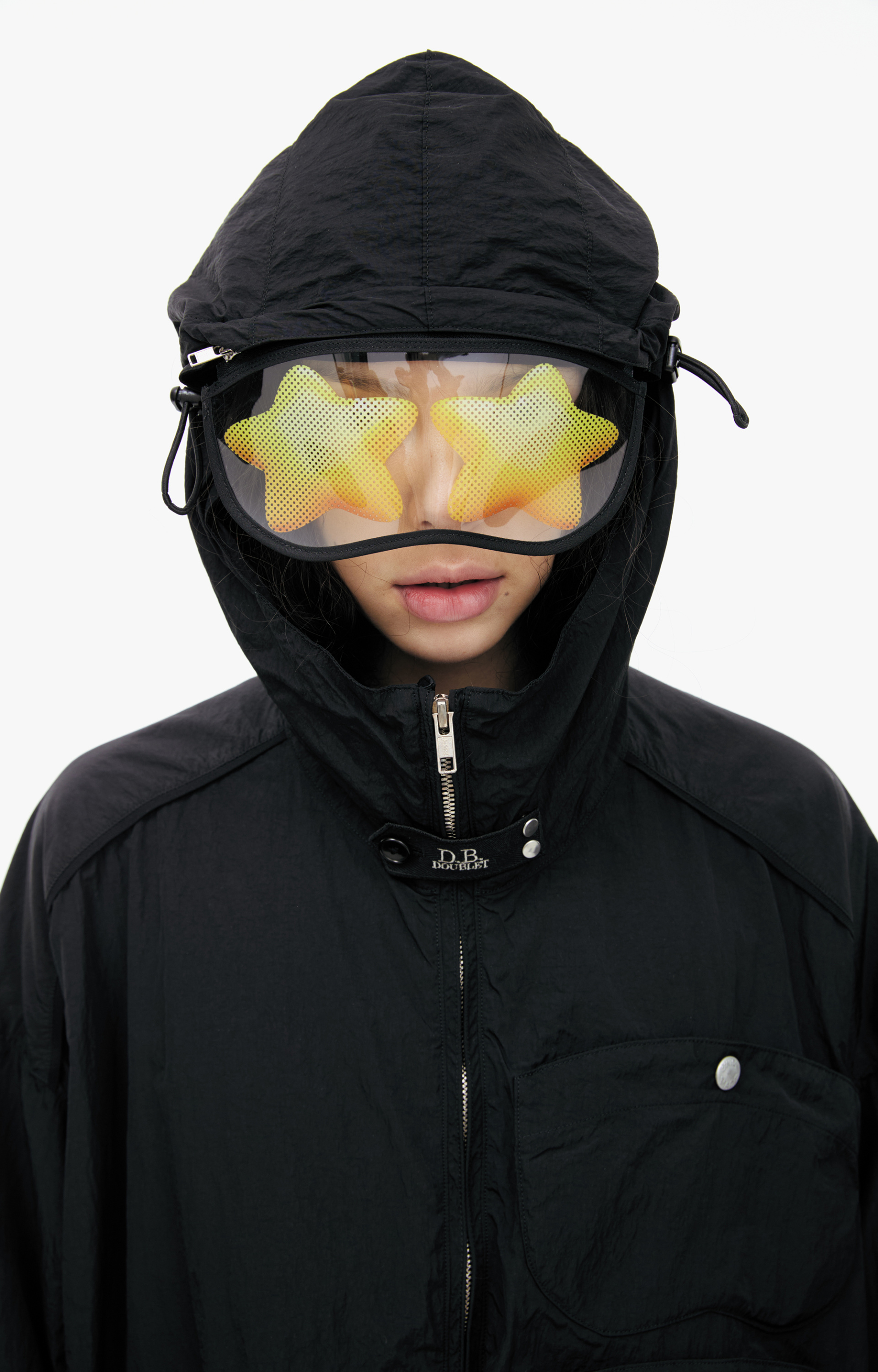 Doublet Black jacket with glasses