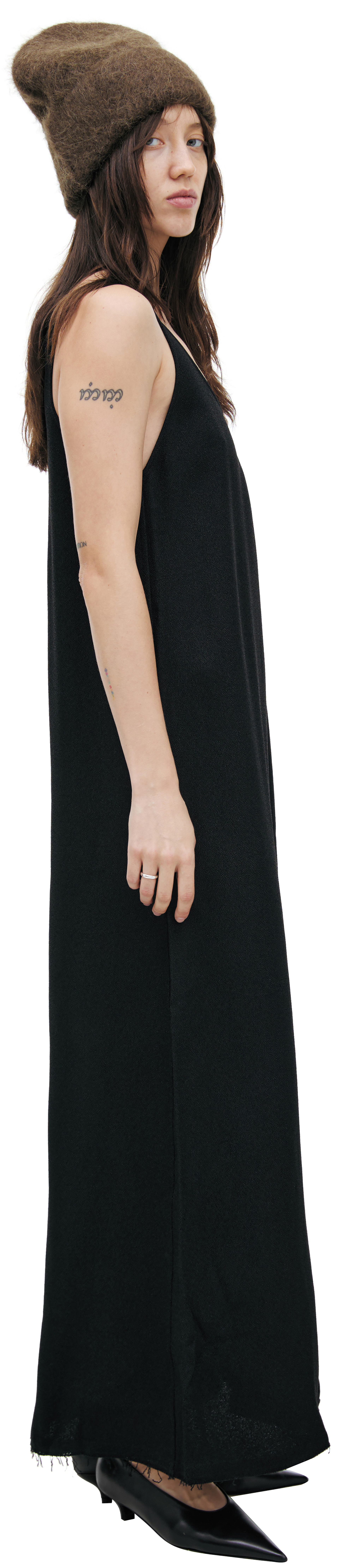 TOTEME Black midi dress