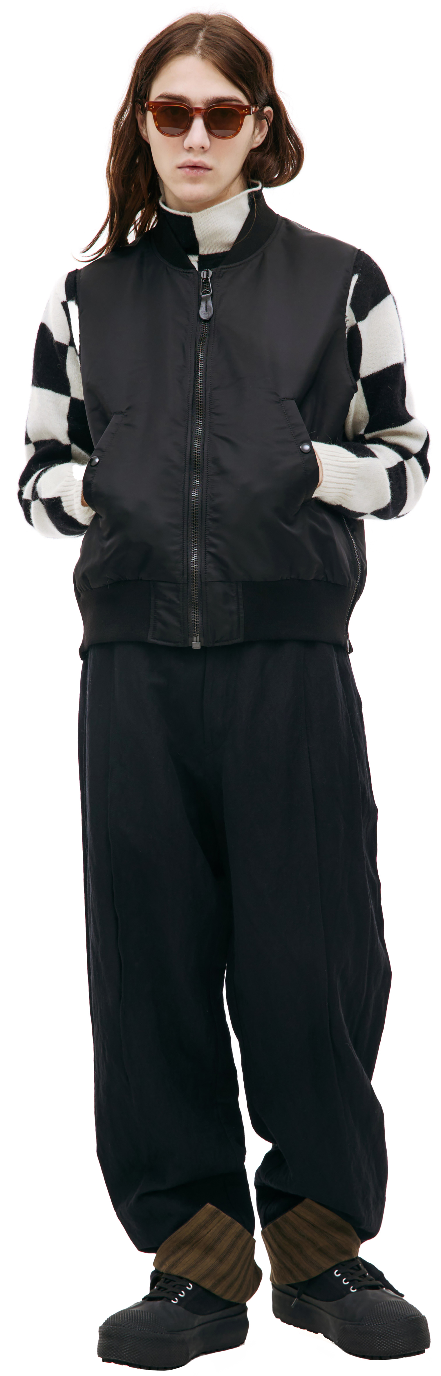 Undercover Black zip vest