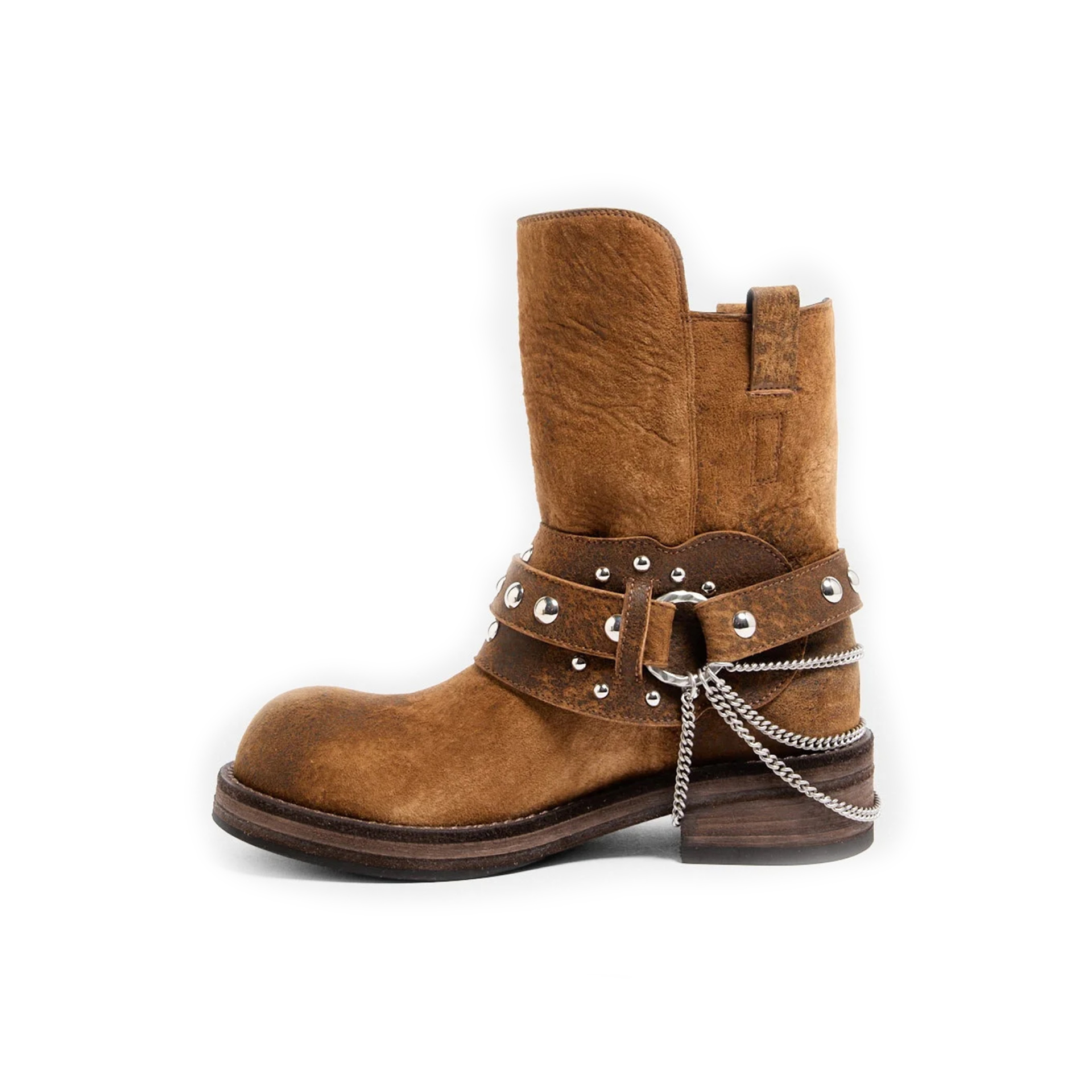 Ann Demeulemeester BOA RIDING Suede Boots