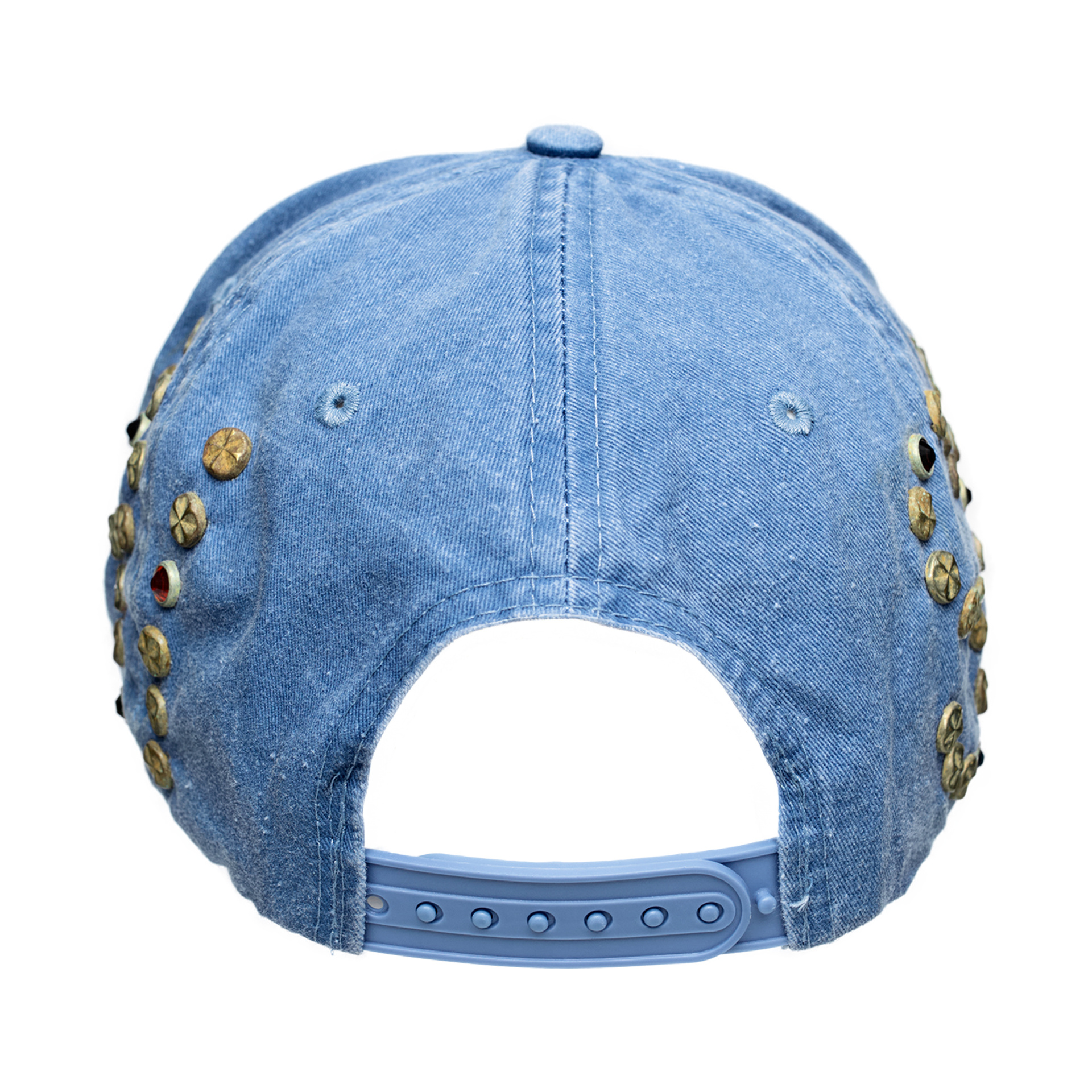 Satoshi Nakamoto Blue cap with rivets