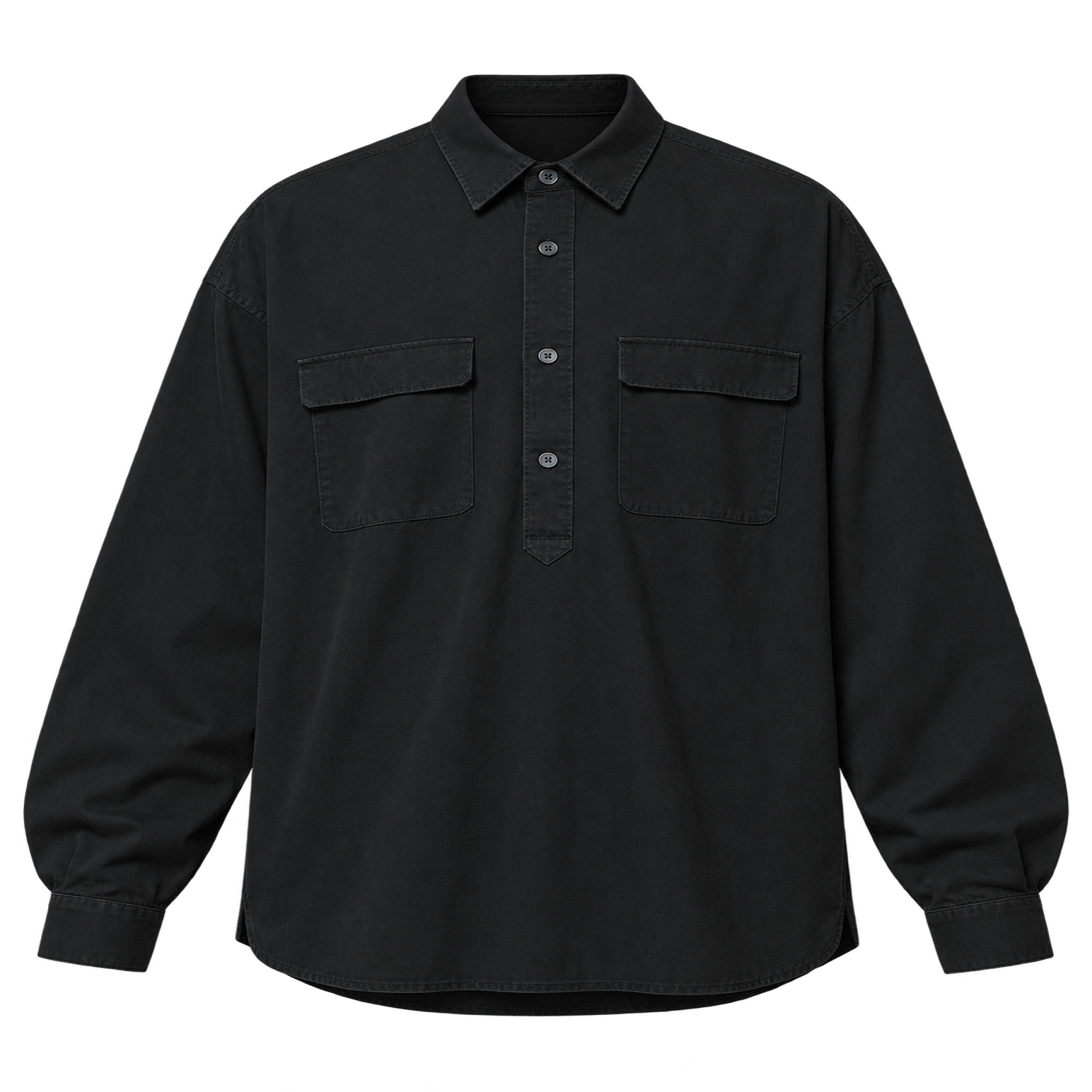 The Viridi-Anne Shirt with patch pockets