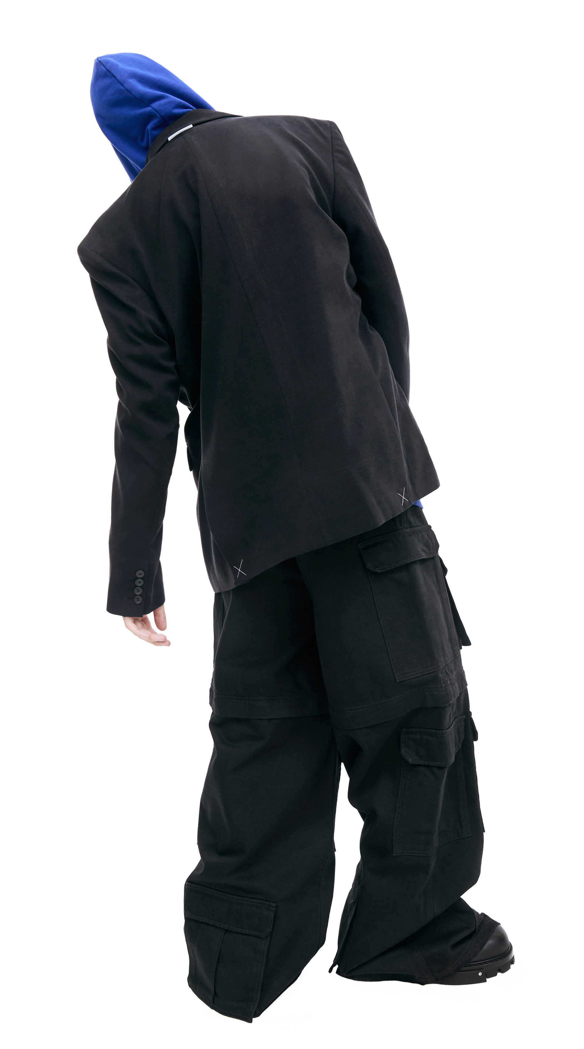 VETEMENTS Black oversized jacket