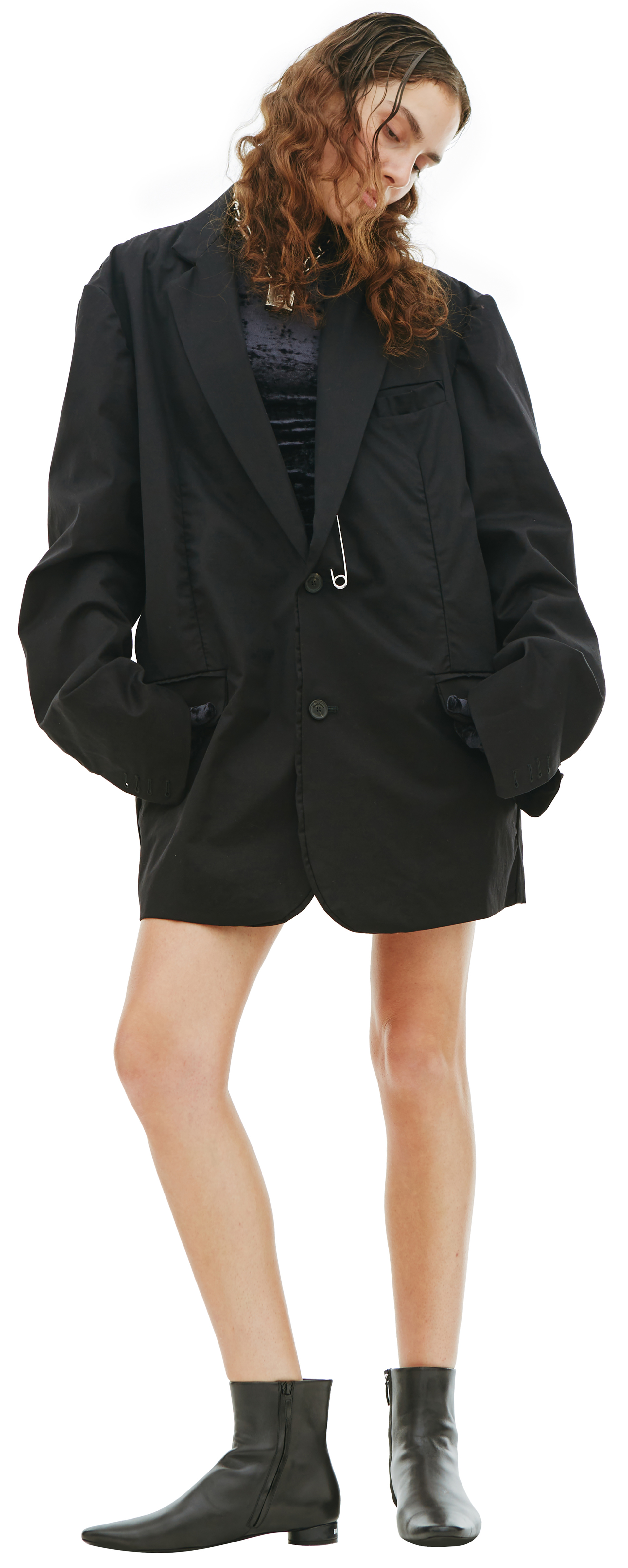 Balenciaga Black oversized blazer