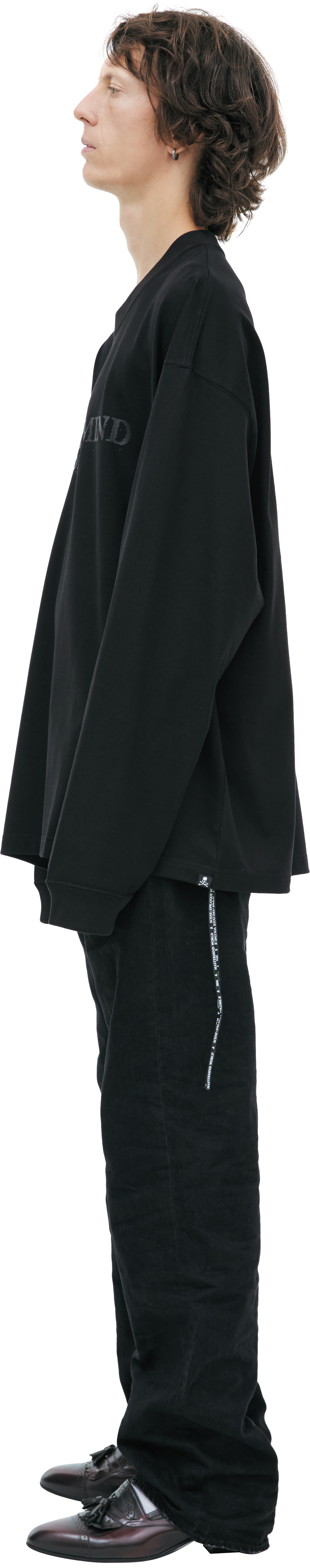 Mastermind WORLD Black sweatshirt with a logo