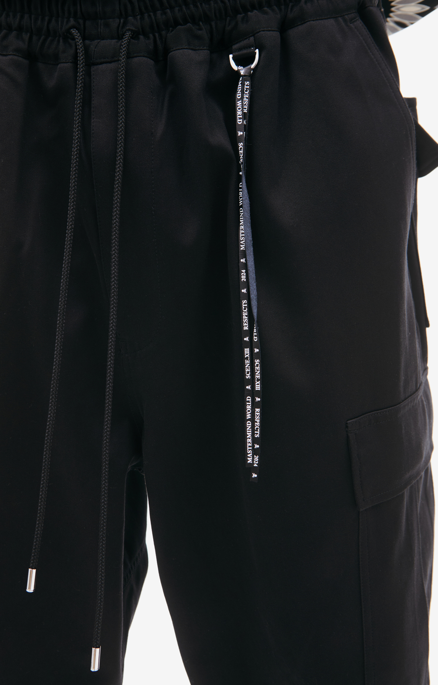 Mastermind WORLD Black cargo trousers