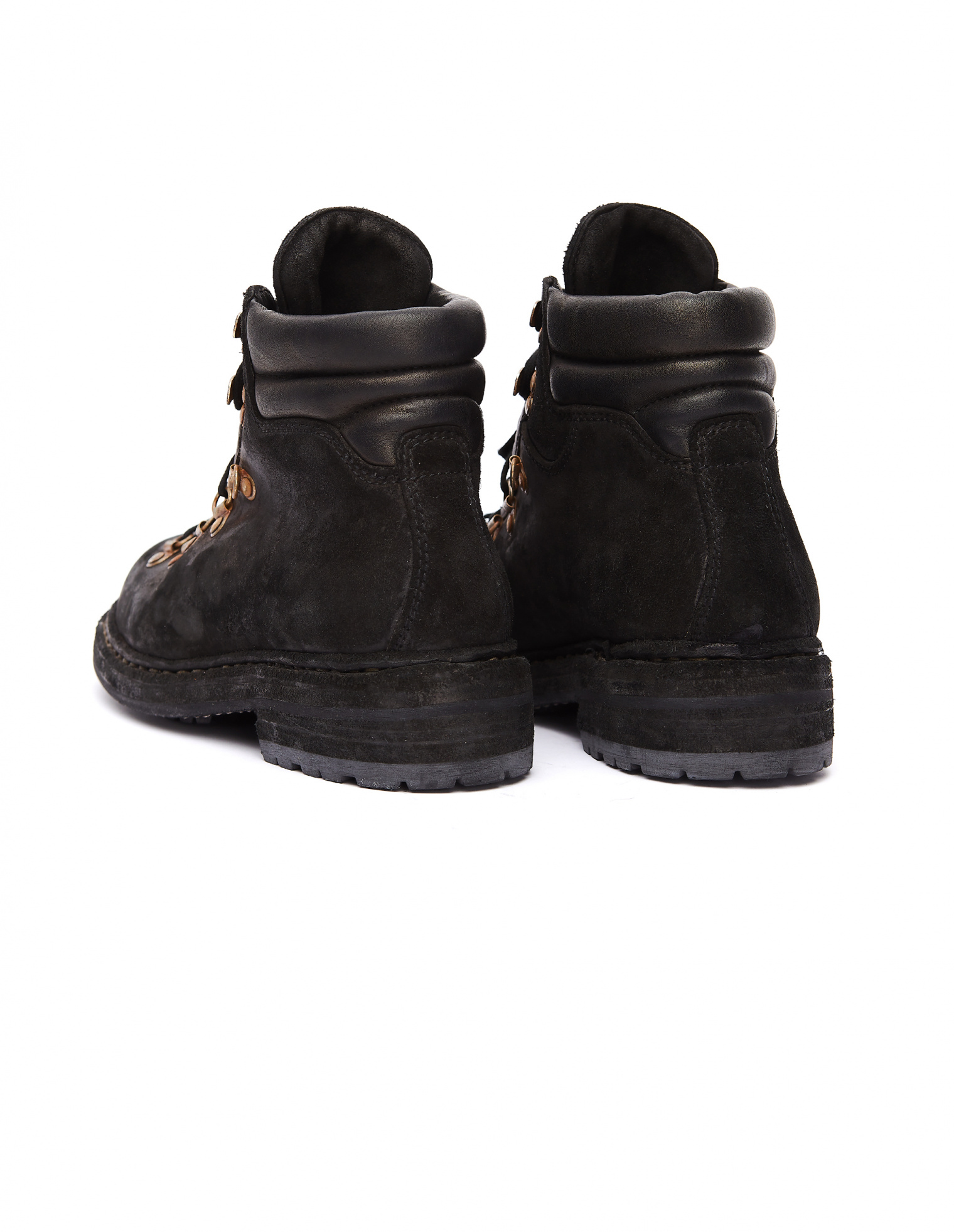 Guidi Black Suede Hiking Boots