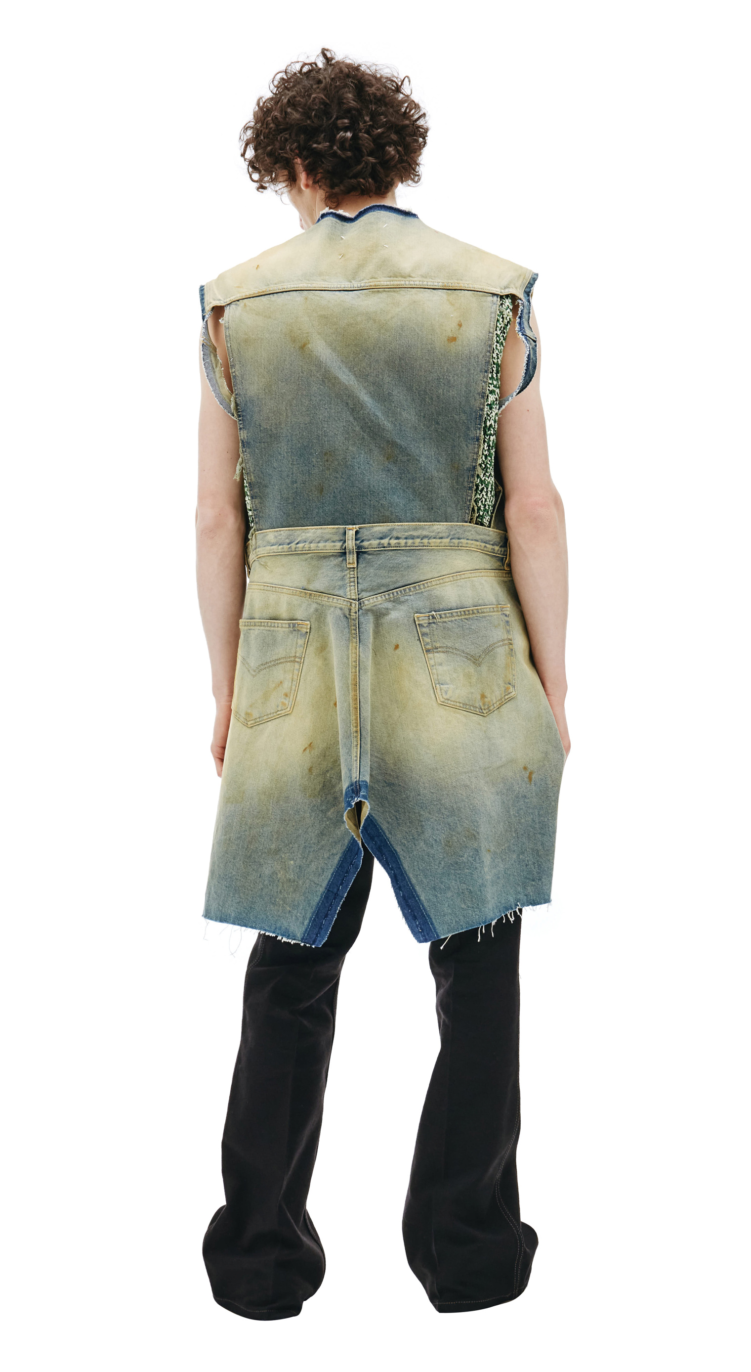 Maison Margiela vintage effect denim vest