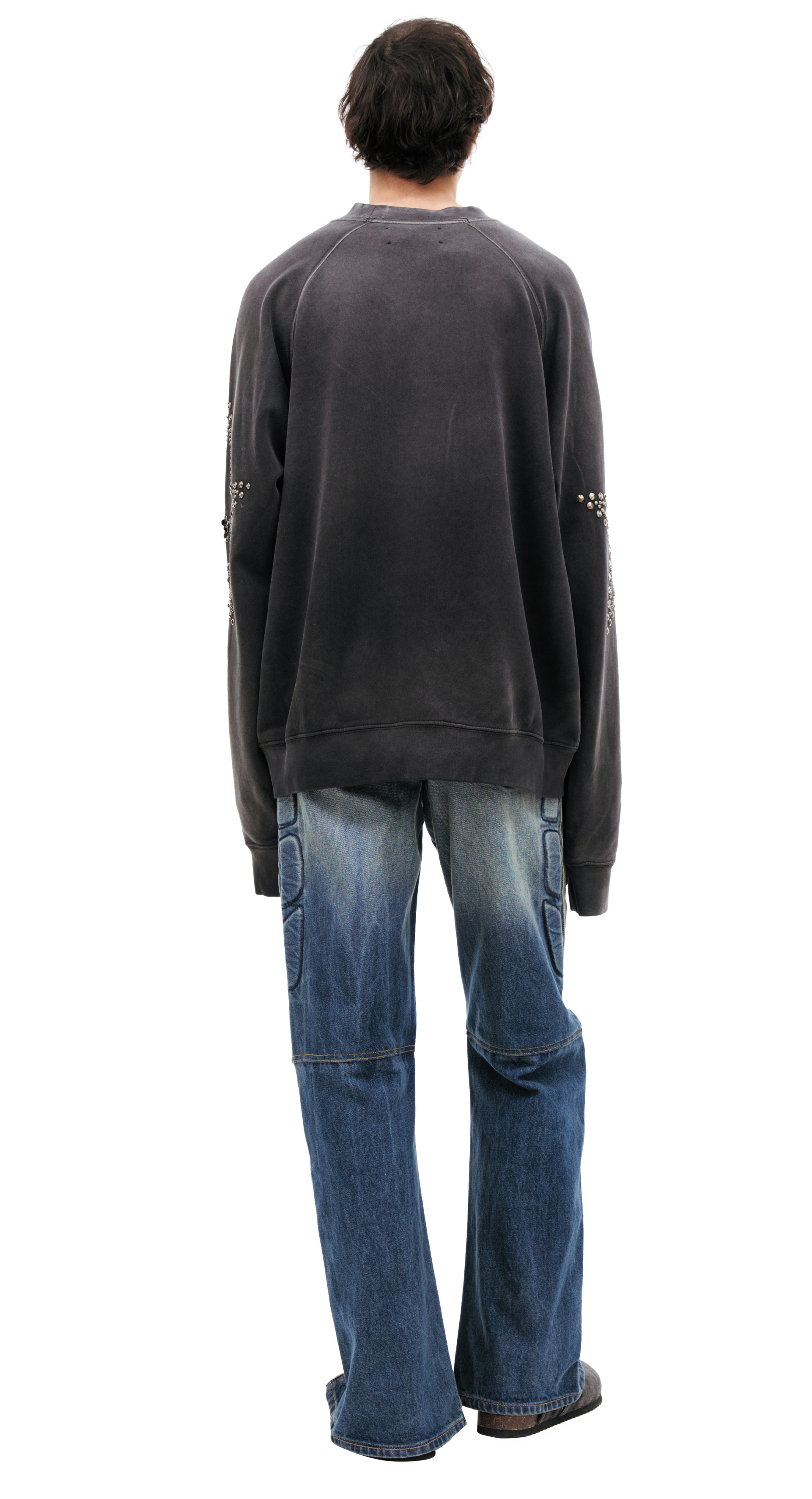 Satoshi Nakamoto Sweatshirt with studded stars