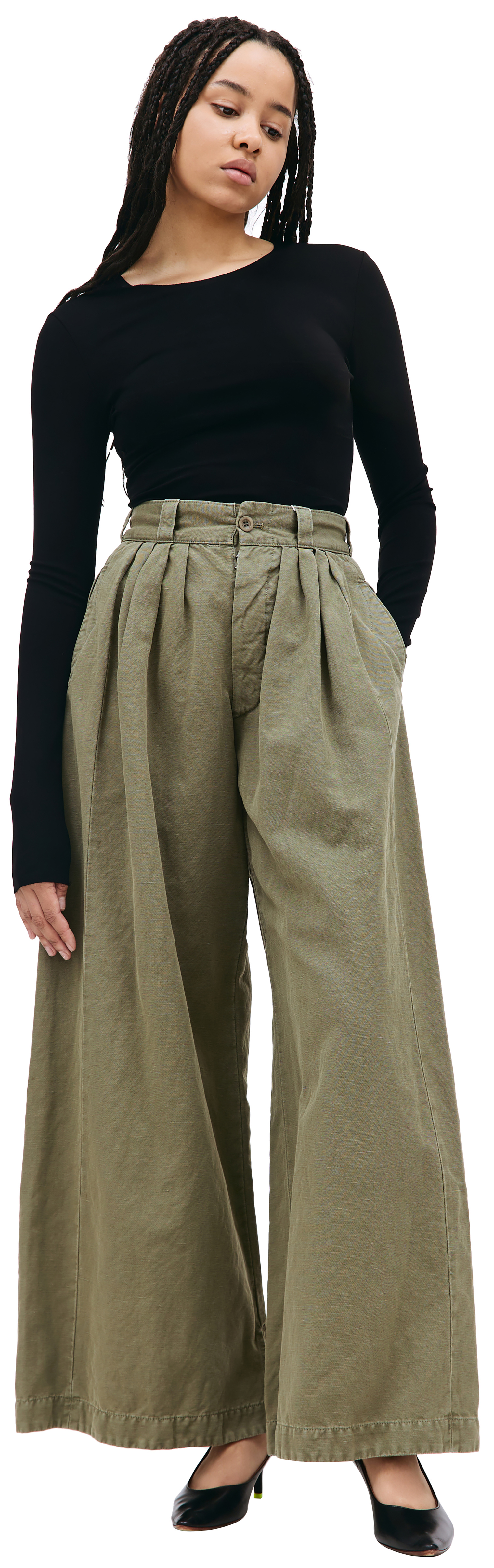 Maison Margiela Wide Leg Trousers