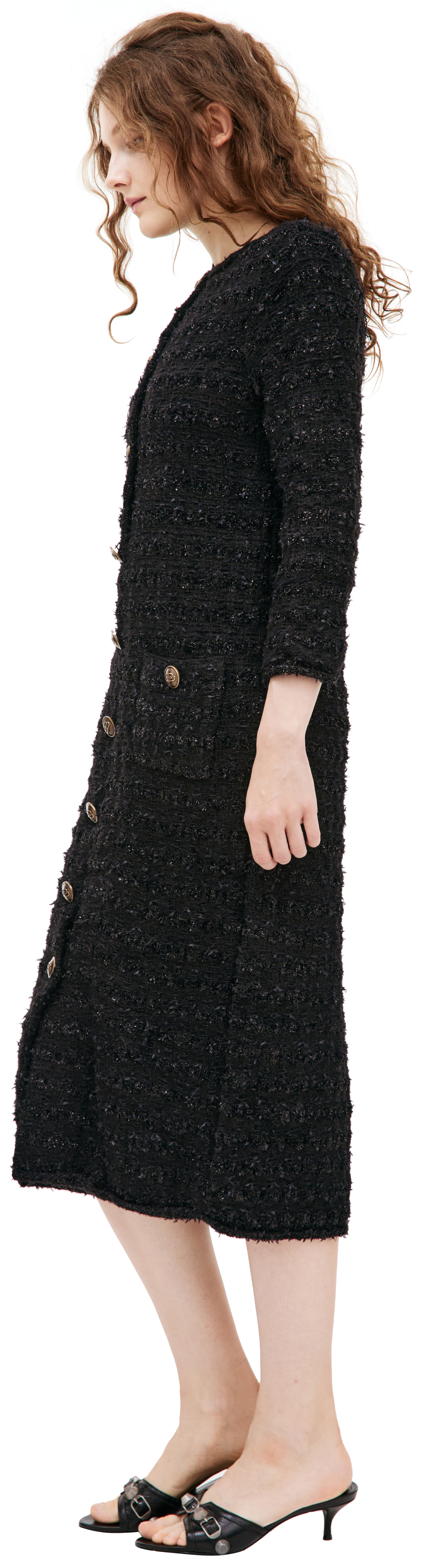 Balenciaga Black tweed dress