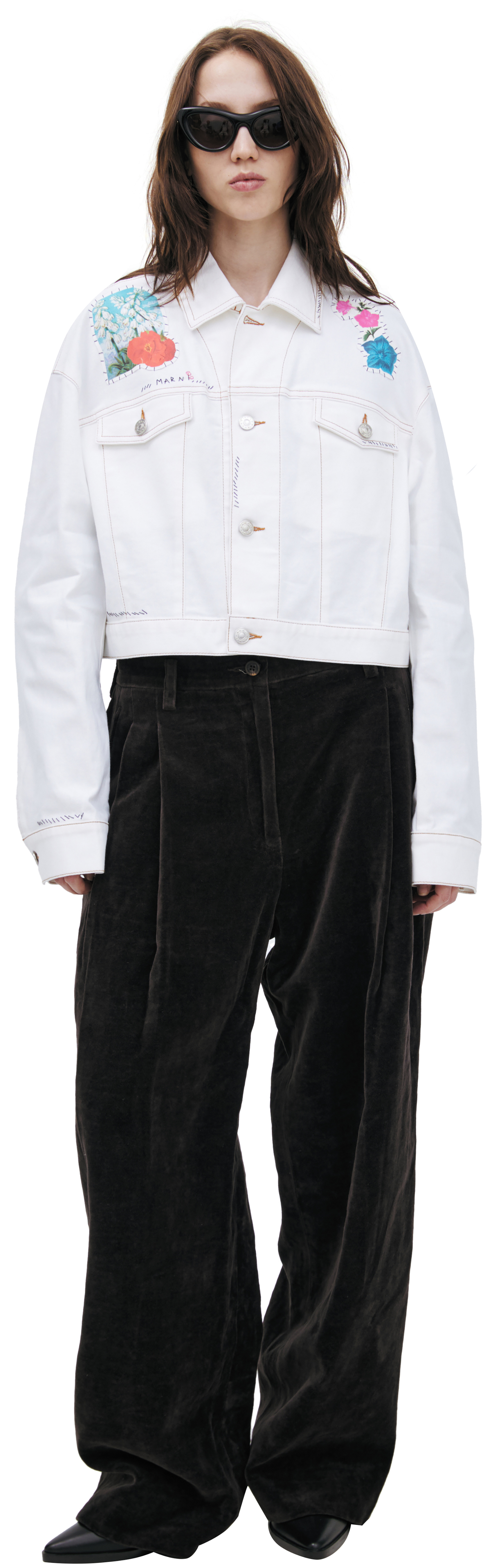 Marni Denim jacket with patches