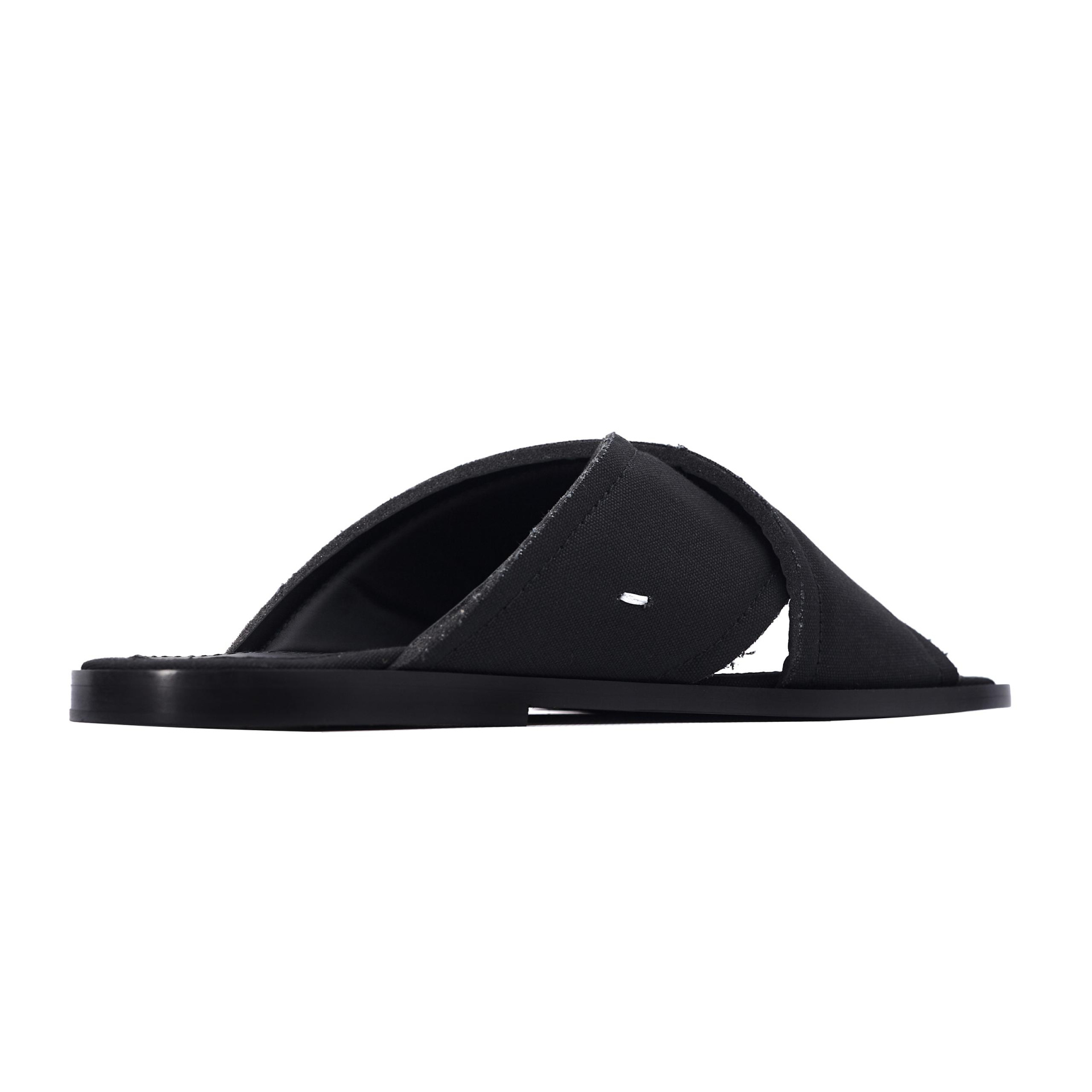 Maison Margiela Black Canvas Sandals