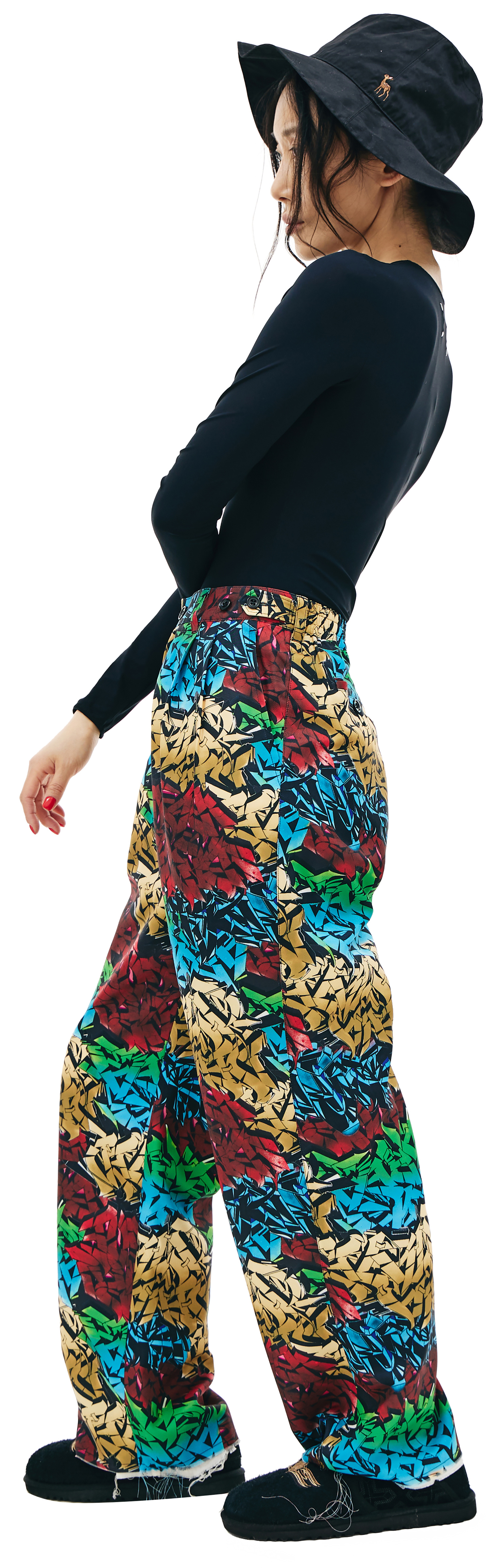 PERSONAL DATA PRINT TROUSERS