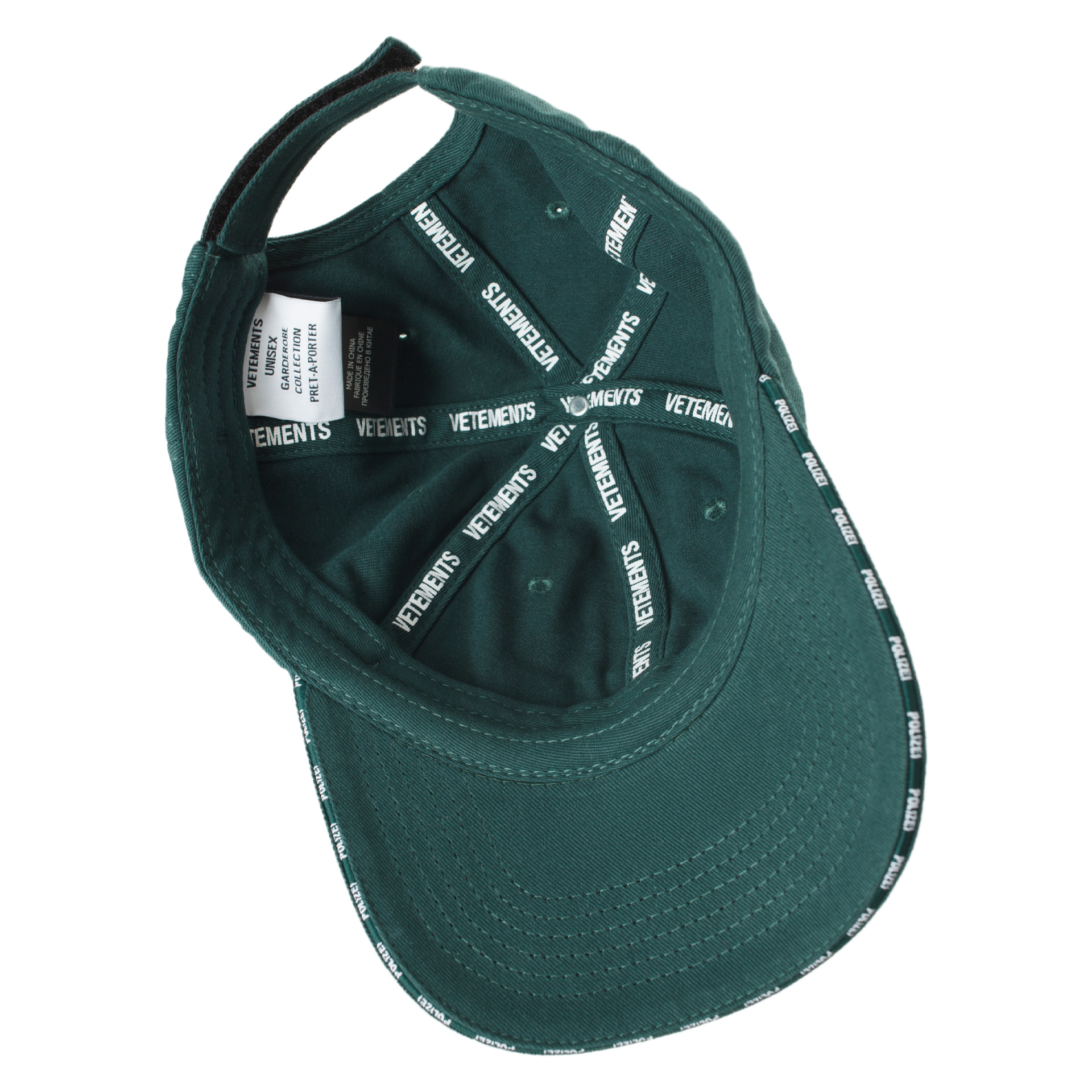 VETEMENTS Polizei embroidered cap