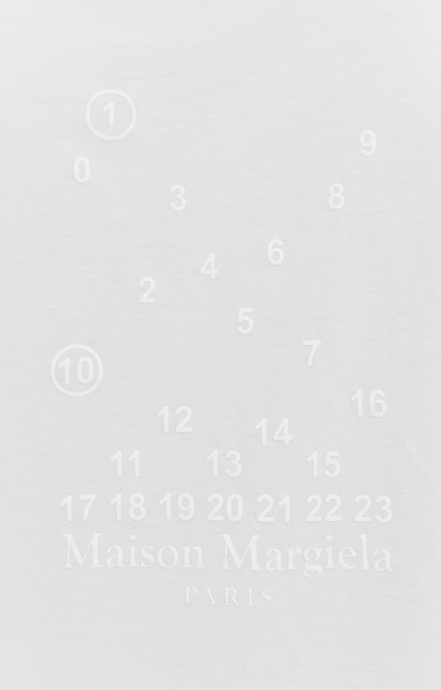 Maison Margiela Хлопковая футболка с принтом