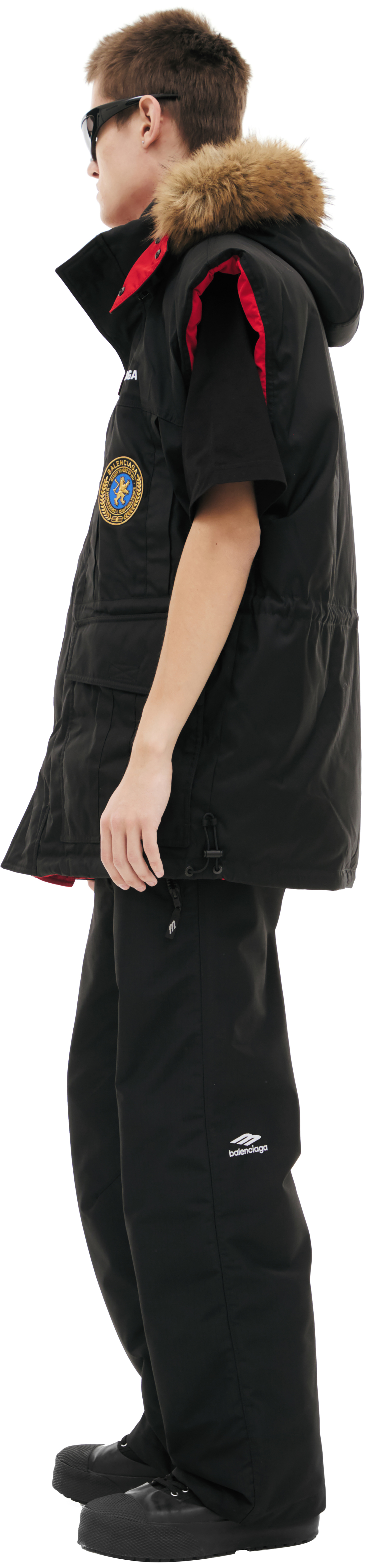 Balenciaga Reversible hooded vest