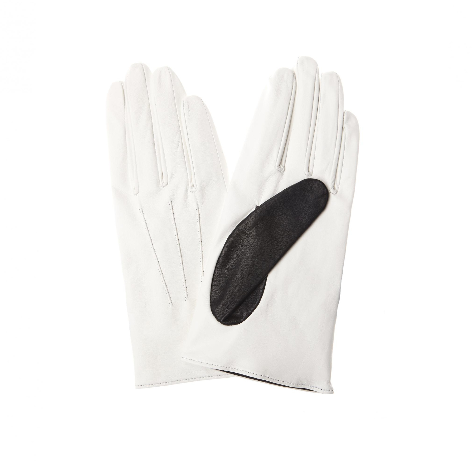 Yohji Yamamoto Белые кожаные перчатки