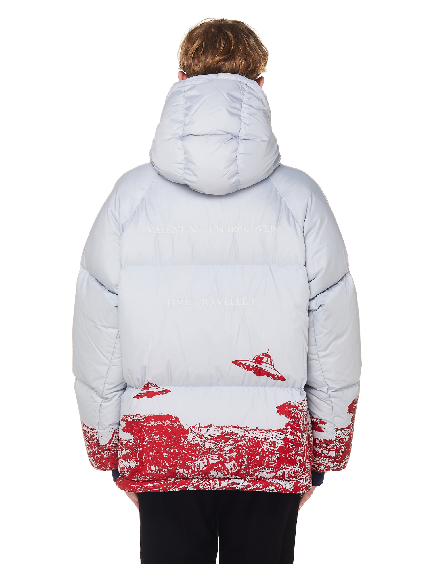 Undercover Valentino Edition Printed Puffer Jacket