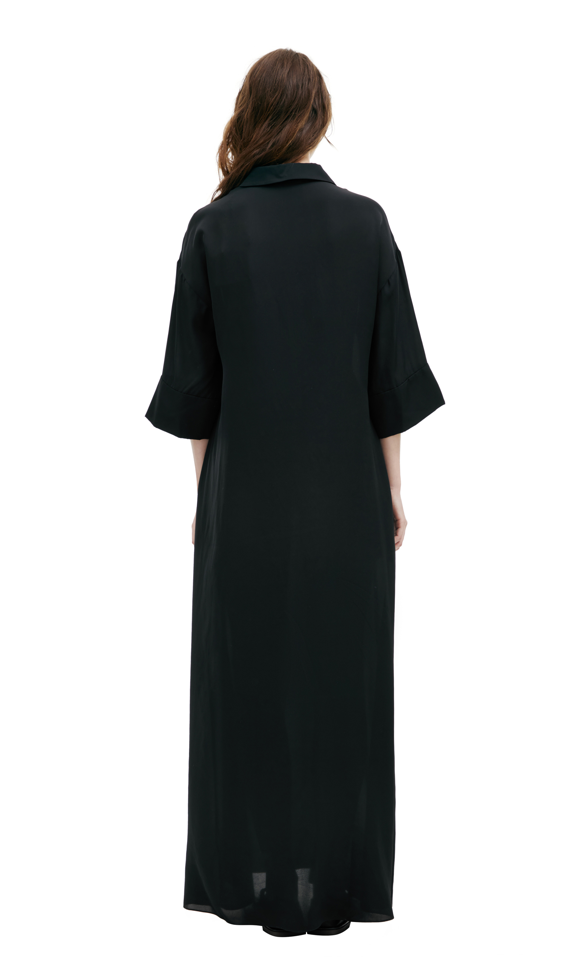 The Row Long Sleeve Maxi Dress