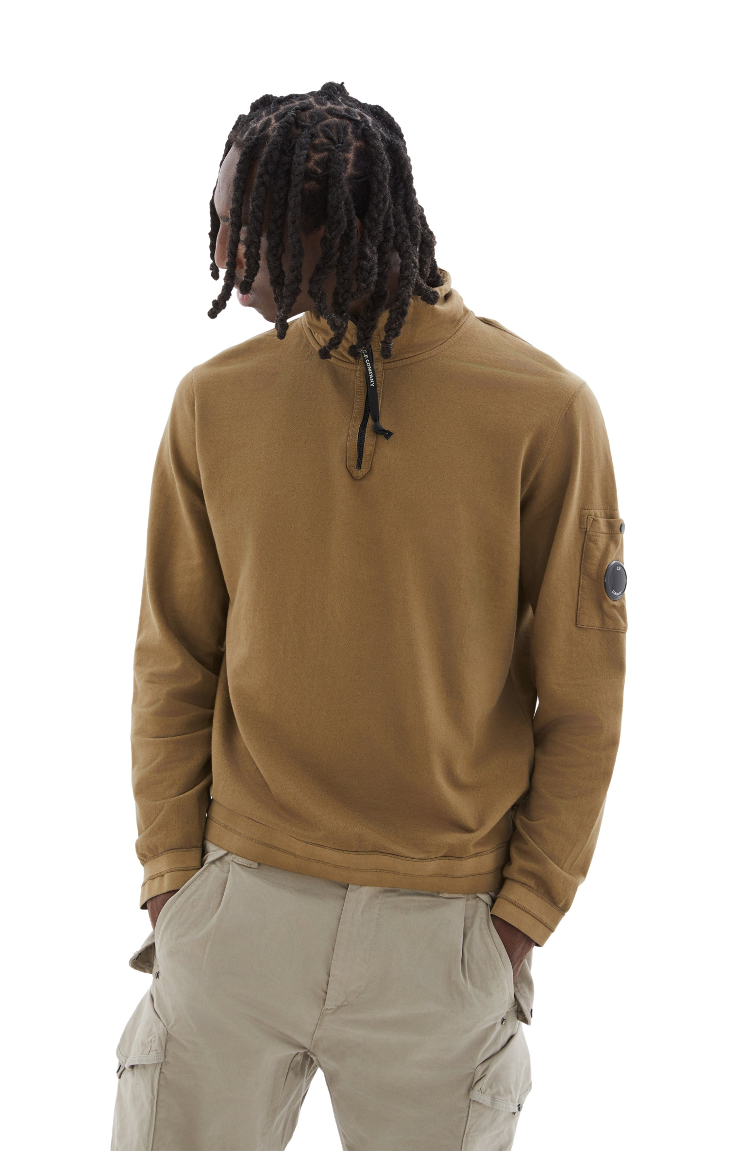 C.P. Company Light Fleece Zipped Sweatshirt