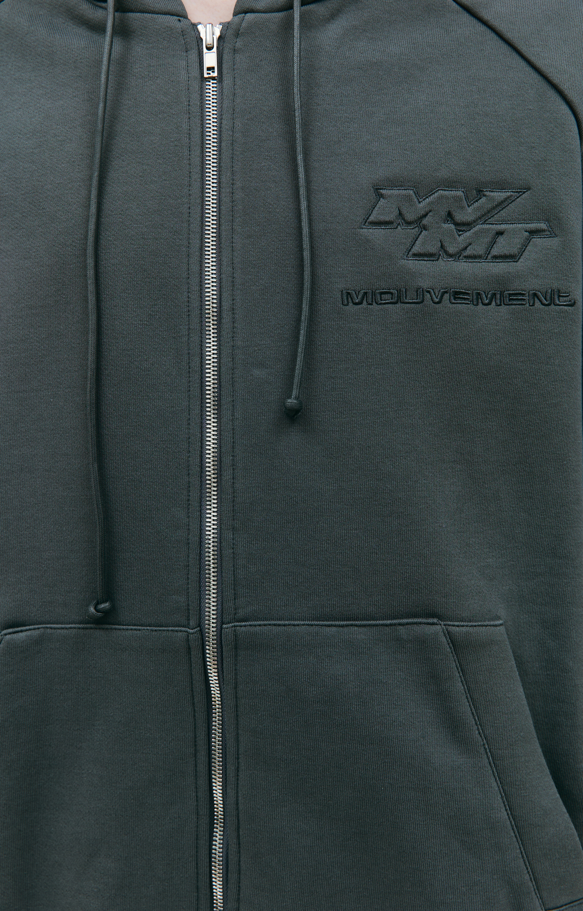 Juun.J \'Mouvement\' zip up hoodie