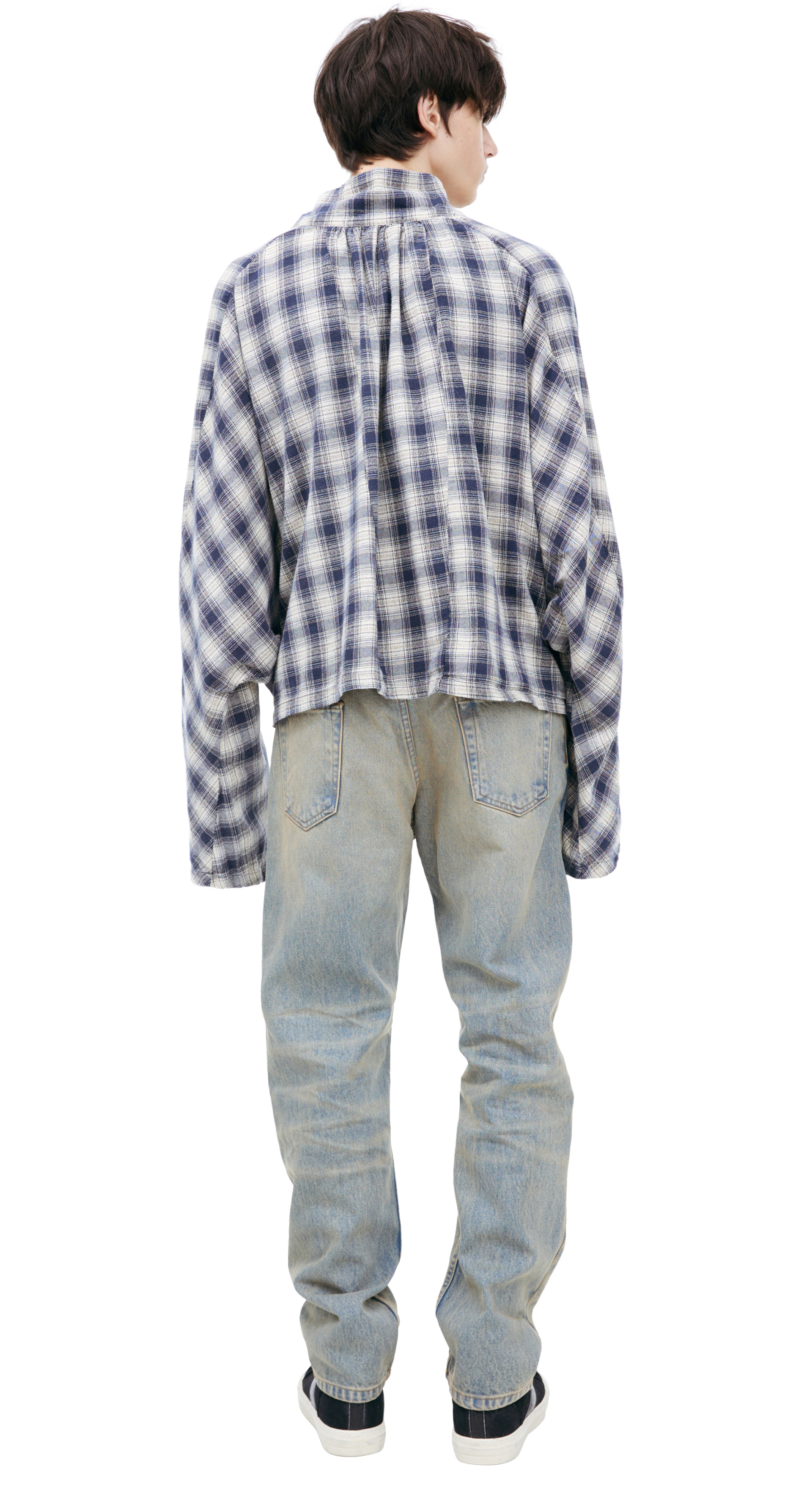 RRR123 Checkered print shirt