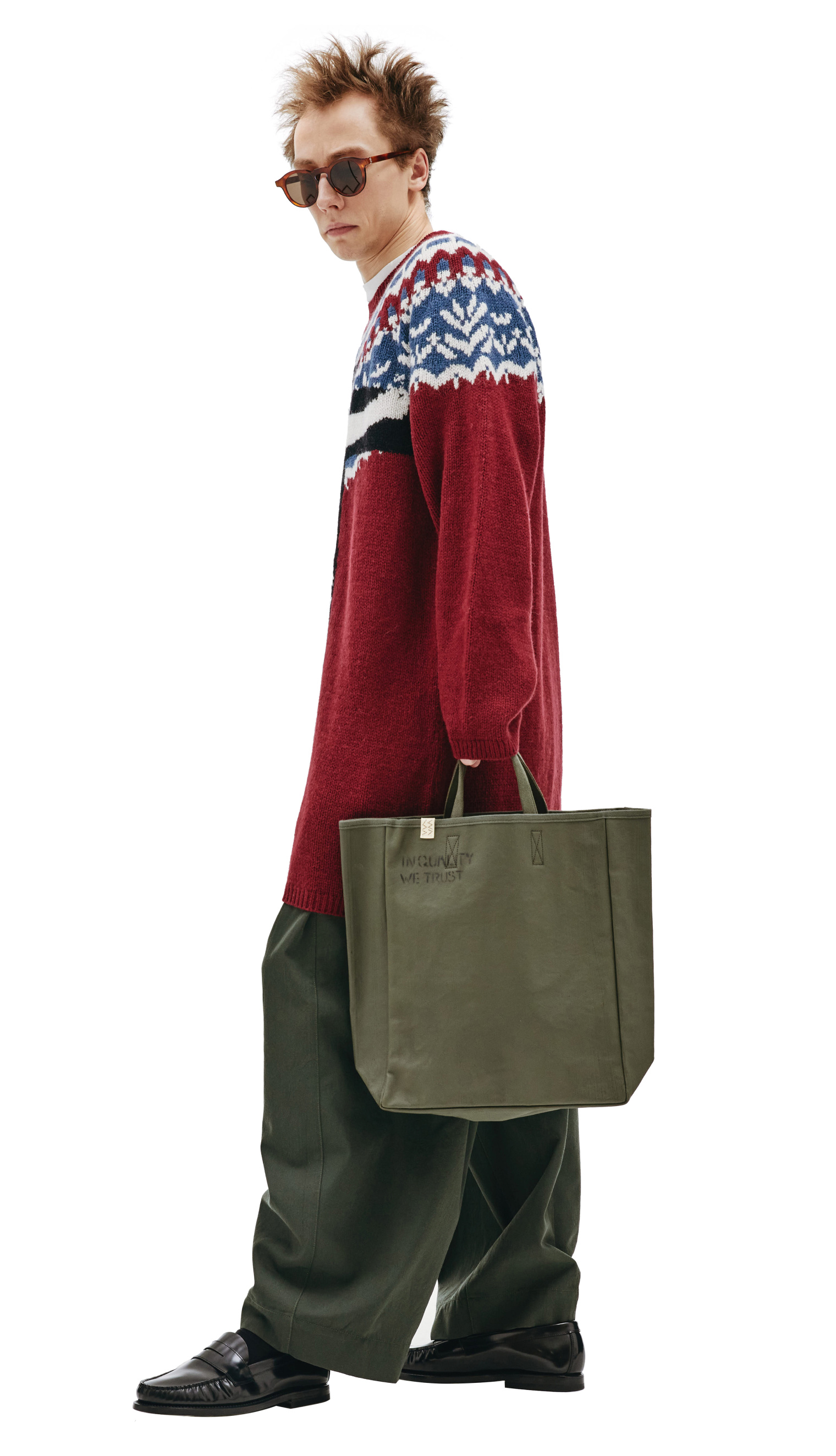 visvim Printed Cotton Tote Bag