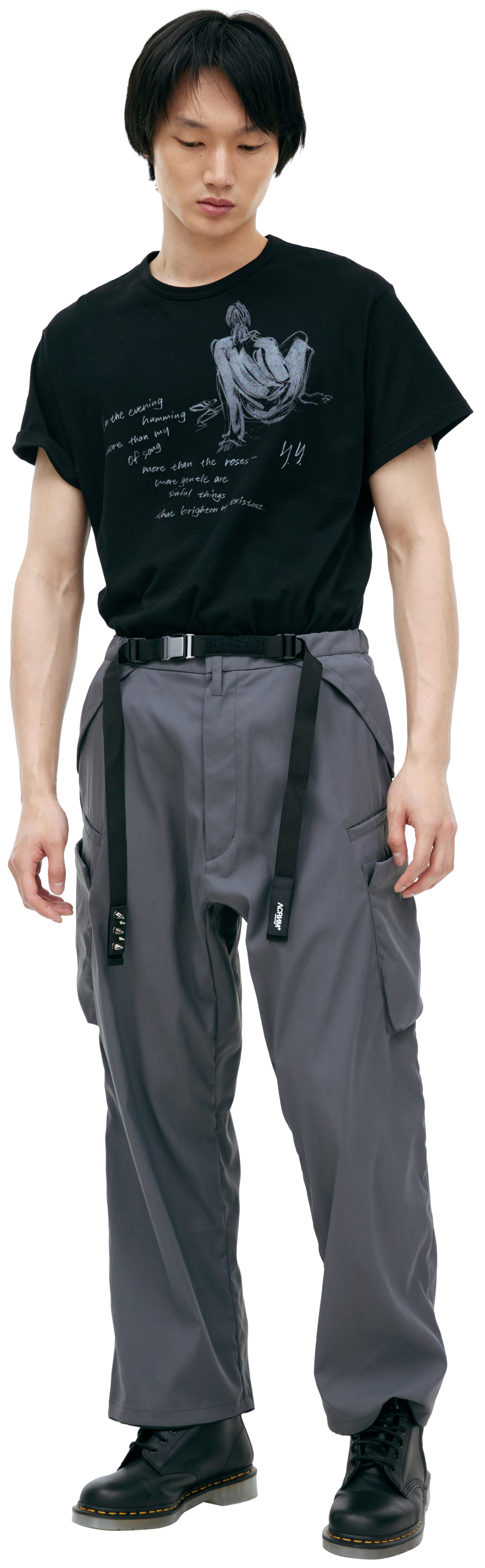 Acronym Grey cargo trousers