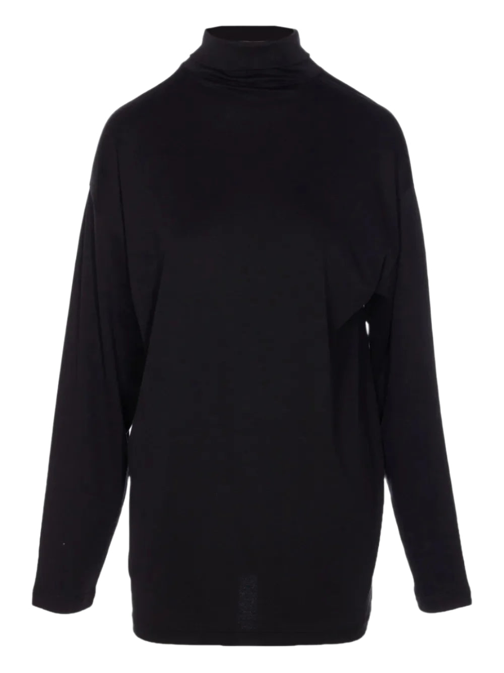 Buy Raf Simons men black v-neck oversize sweater for $1,974